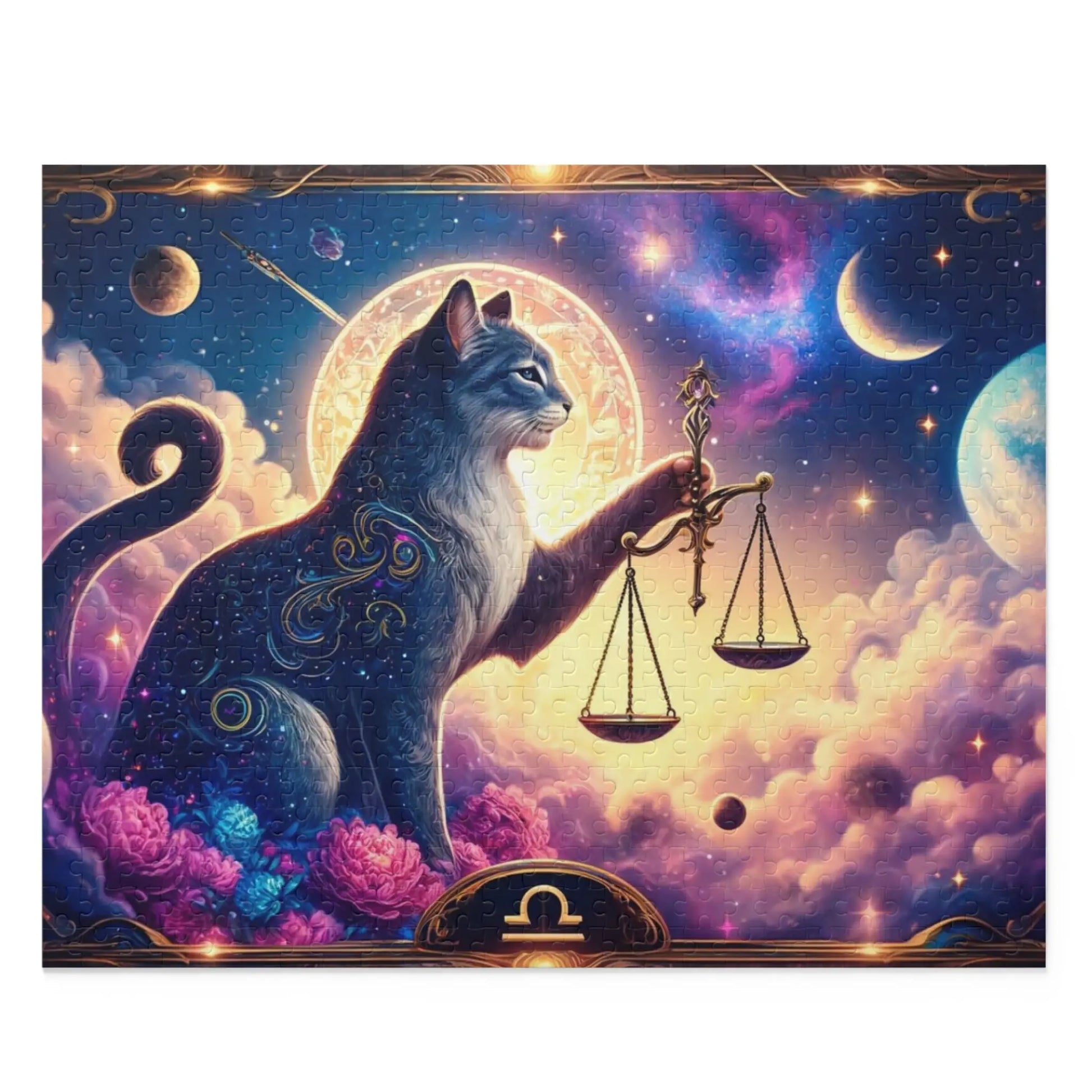 Libra Puzzle - Cat Lover Gift 120, 252, or 500 -piece options   