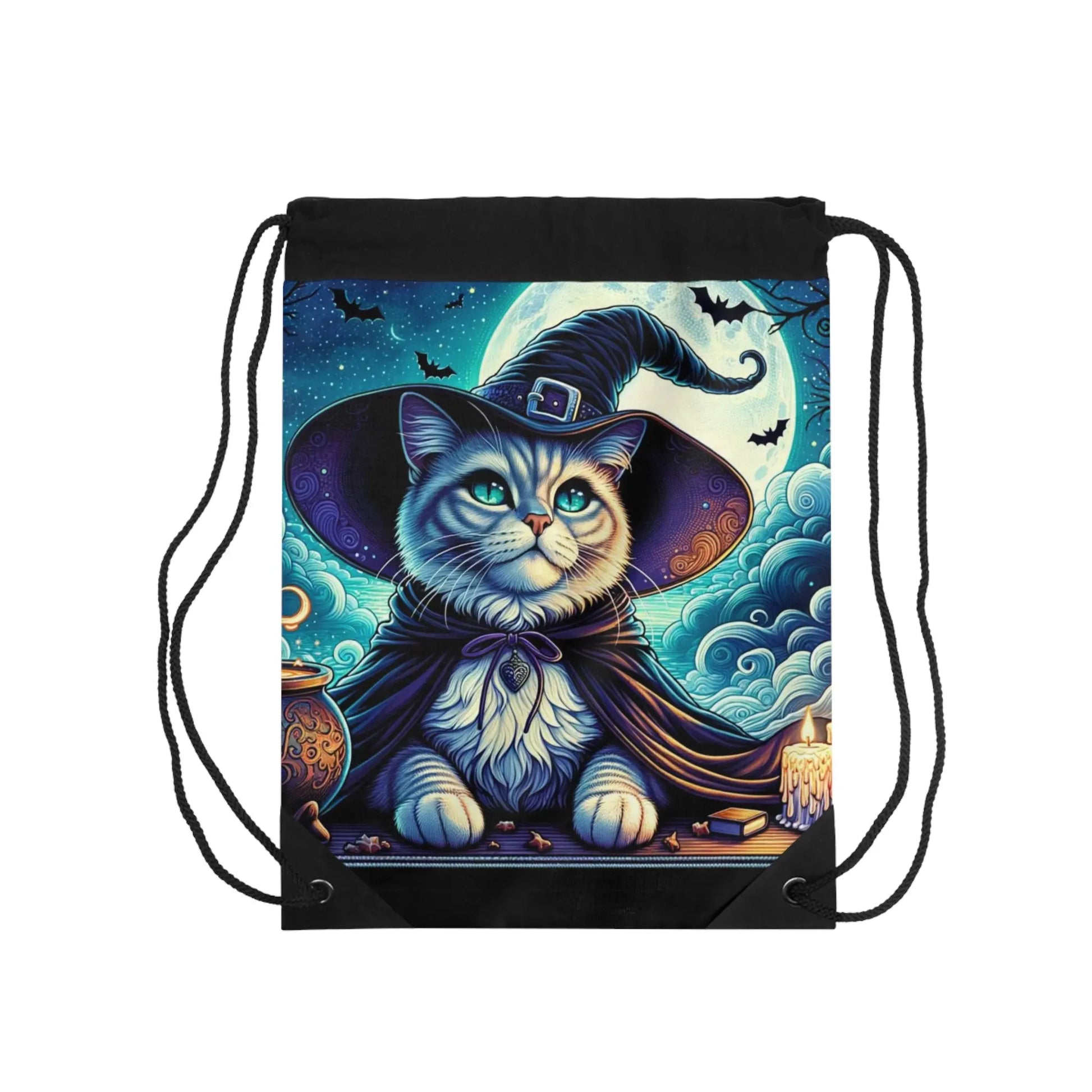 Witchy Cat - Drawstring Bag   