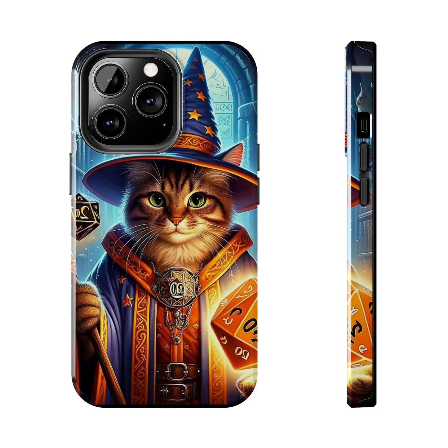 Dungeons and Dragons Cat Wizard - Iphone Cover - Tough Phone Cases - Montecore PawPrints