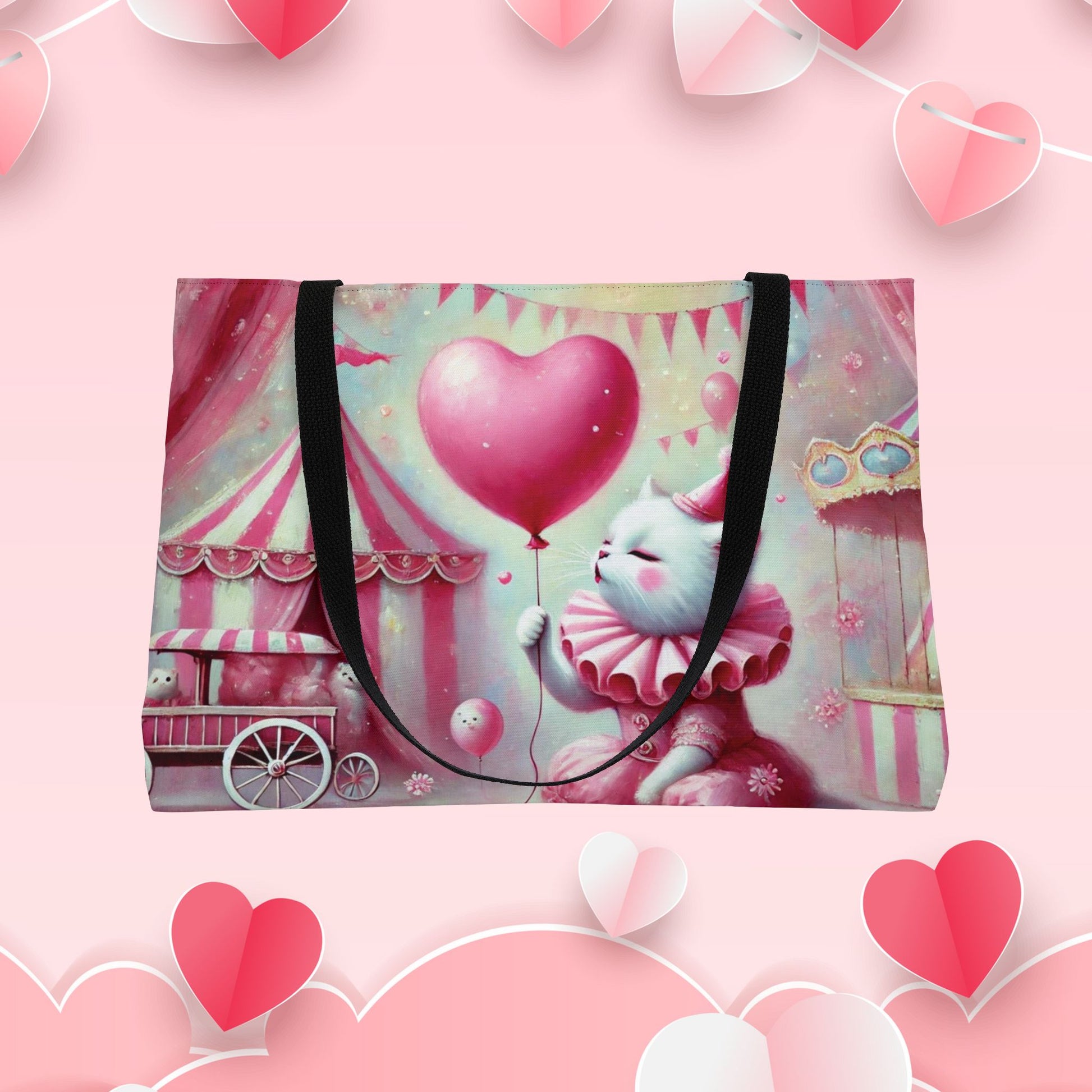 Love Cat Clown  - Weekender Tote Bag   