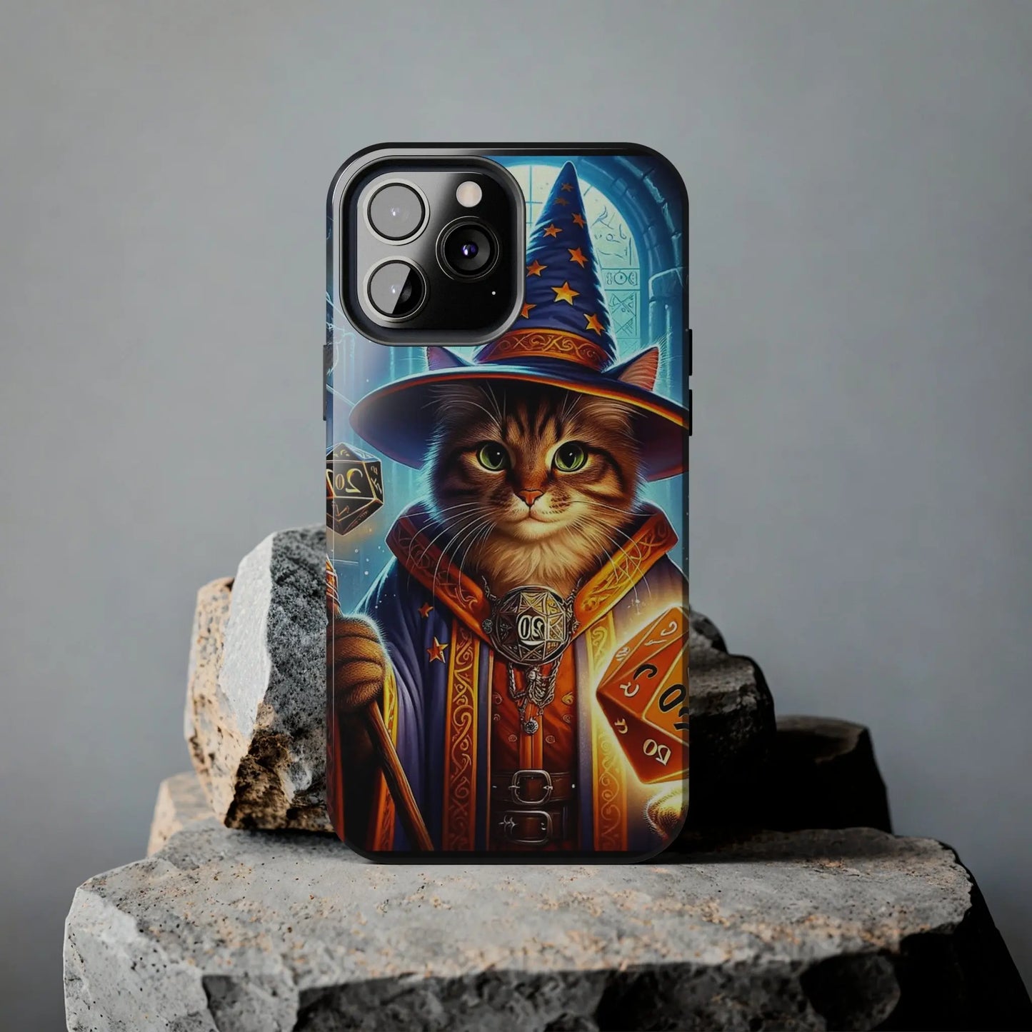 Dungeons and Dragons Cat Wizard - Iphone Cover - Tough Phone Cases - Montecore PawPrints