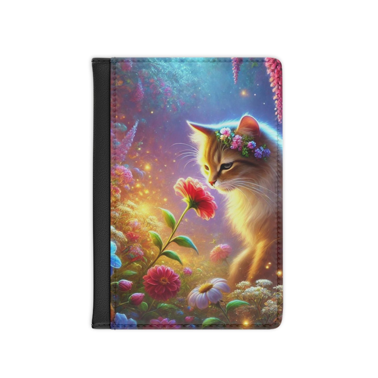 Magical Flower Garden - Cat Lover - Passport Cover   