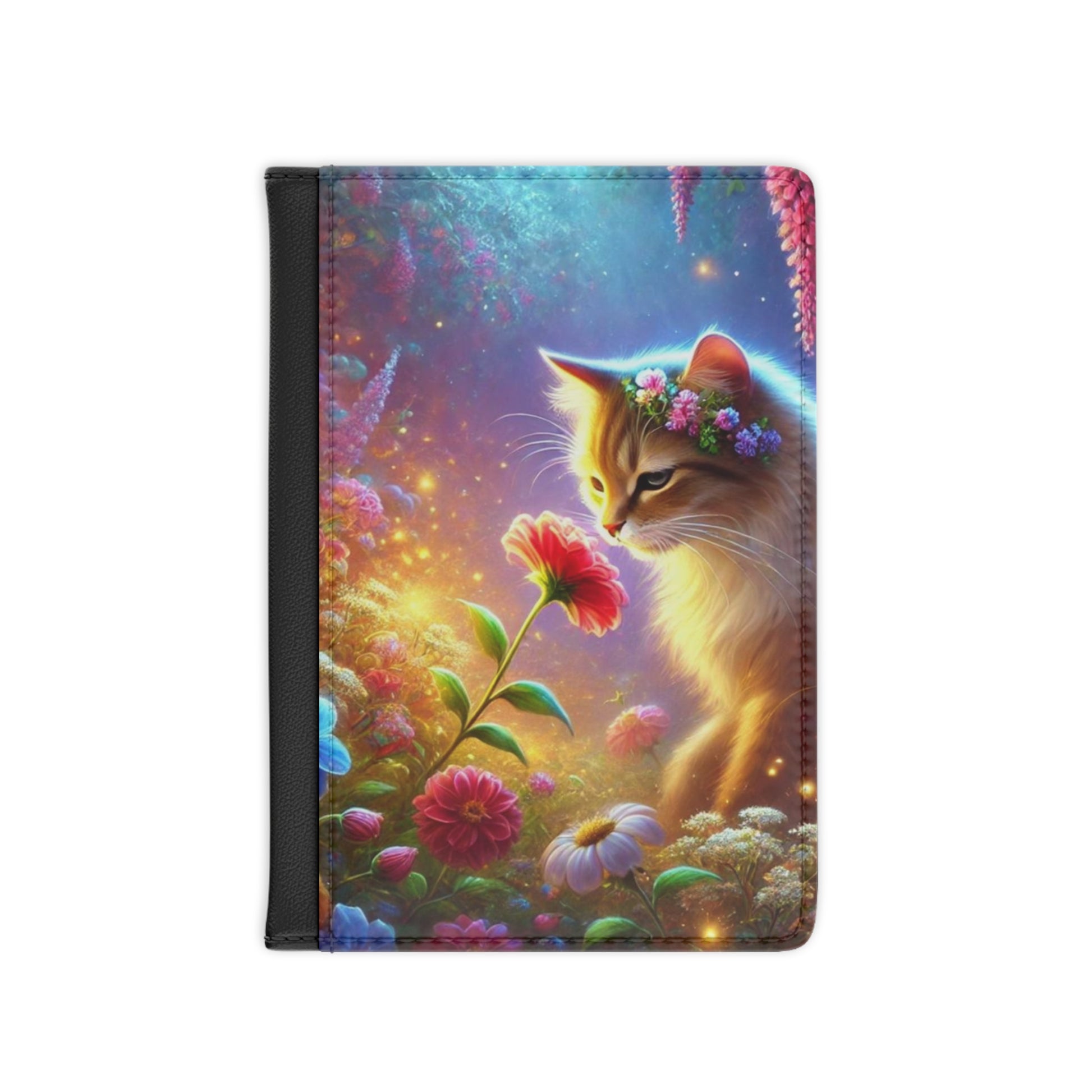 Magical Flower Garden - Cat Lover - Passport Cover   