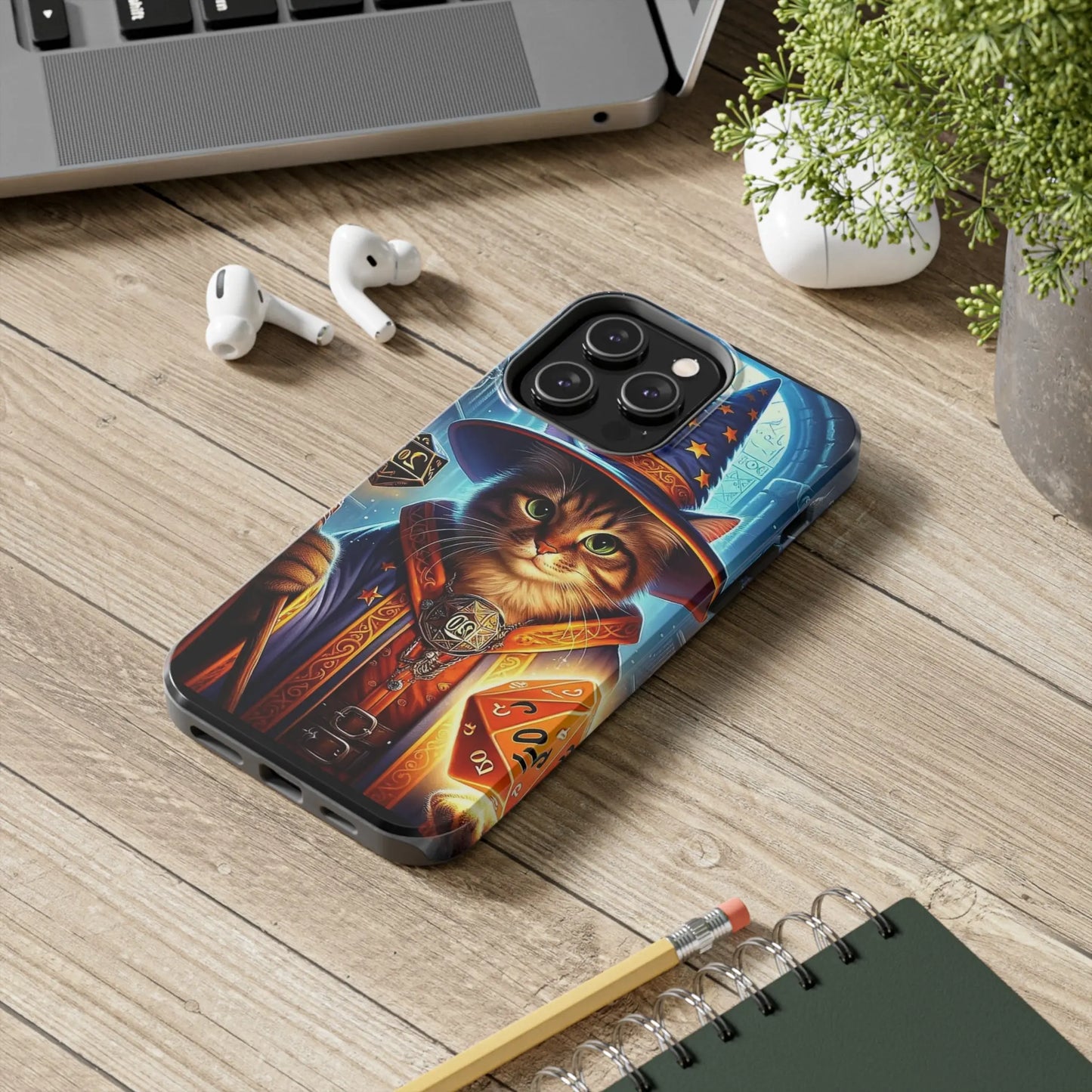 Dungeons and Dragons Cat Wizard - Iphone Cover - Tough Phone Cases - Montecore PawPrints