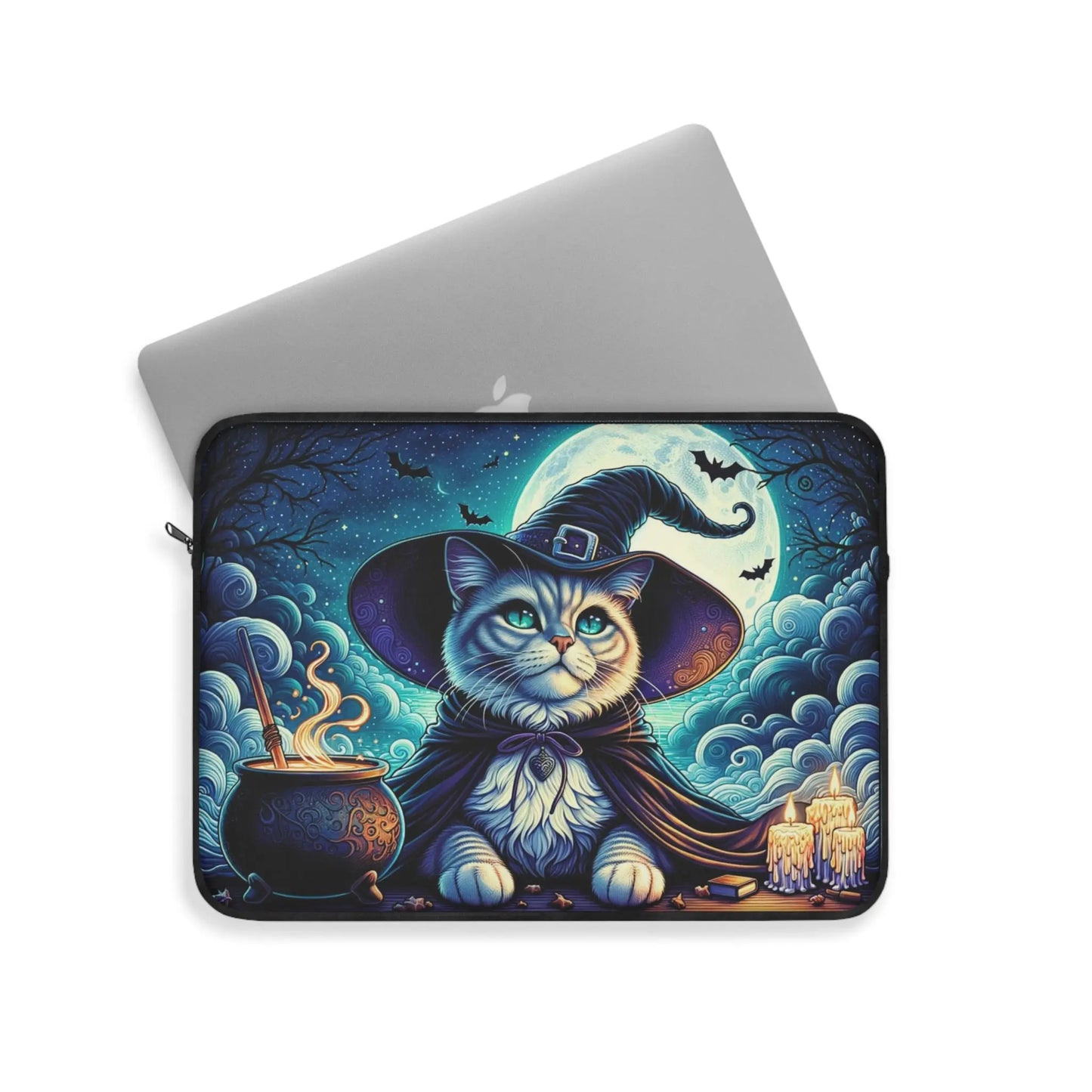 Cat Witch Potion Maker - Cat Lover - Laptop Sleeve   