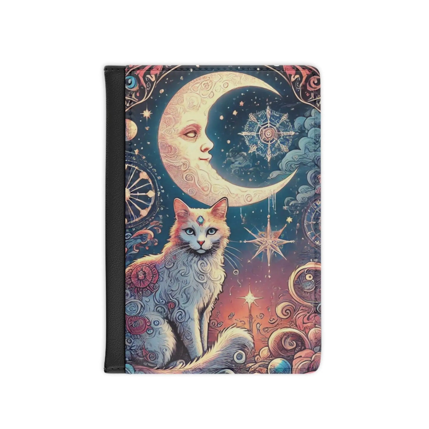 Orange Cat Tarot Magic - Passport Cover   