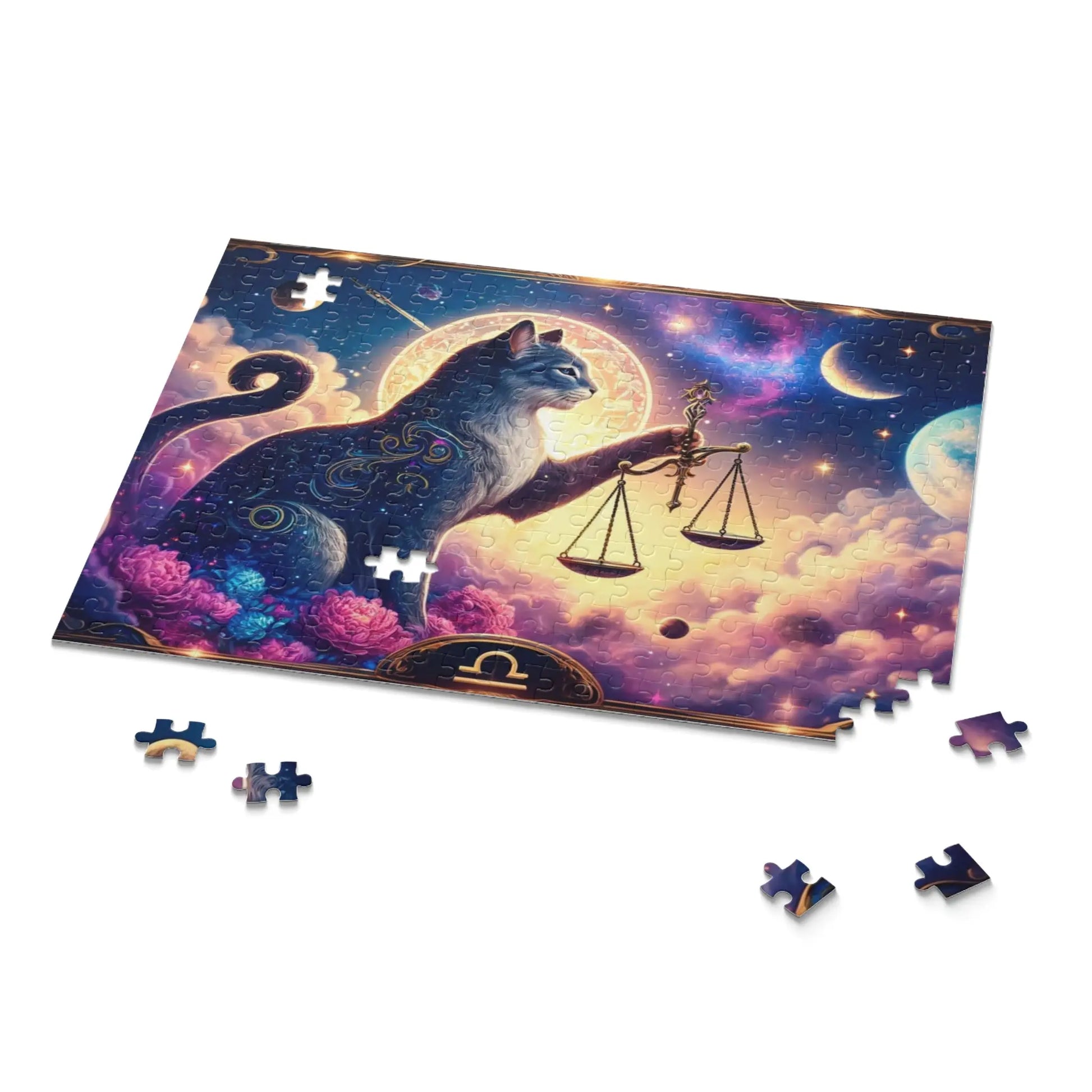 Libra Puzzle - Cat Lover Gift 120, 252, or 500 -piece options   