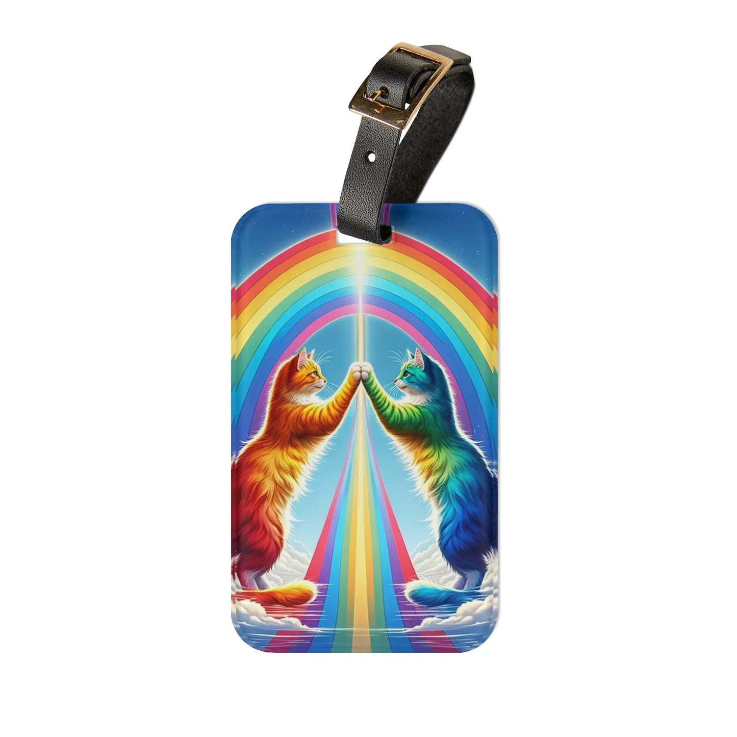 Rainbow Connection - Cat Lover - Luggage Tag - Montecore PawPrints