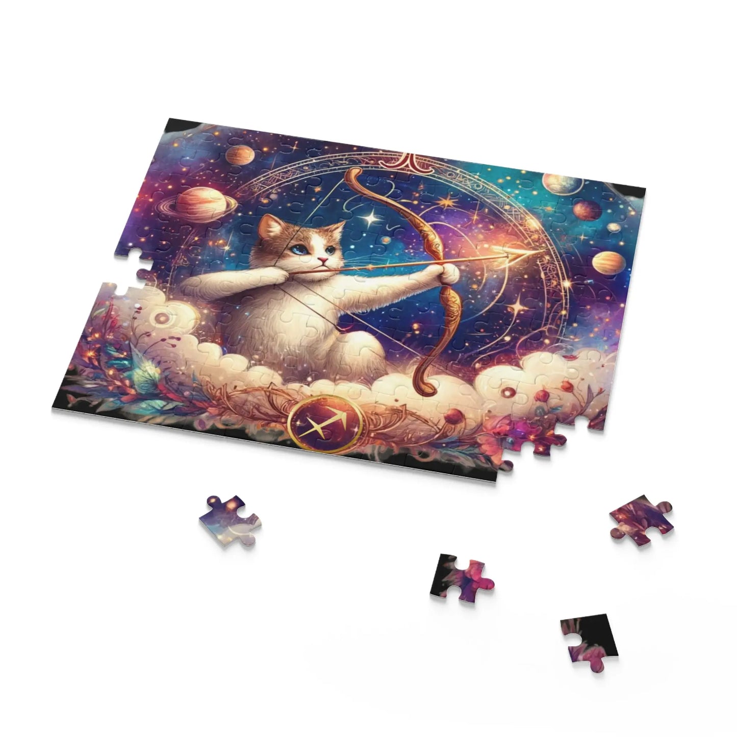 Sagittarious Puzzle - Cat Lover Gift 120, 252, or 500 -piece options   