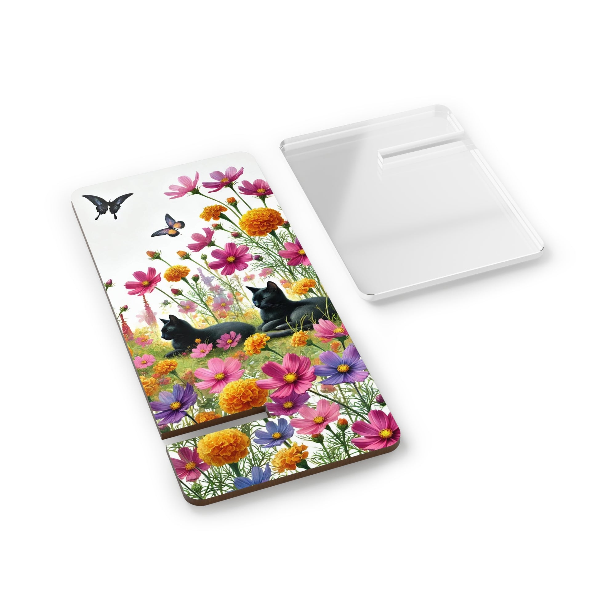 October Birth Flower - Cat Lover - Mobile Display Stand for Smartphones   