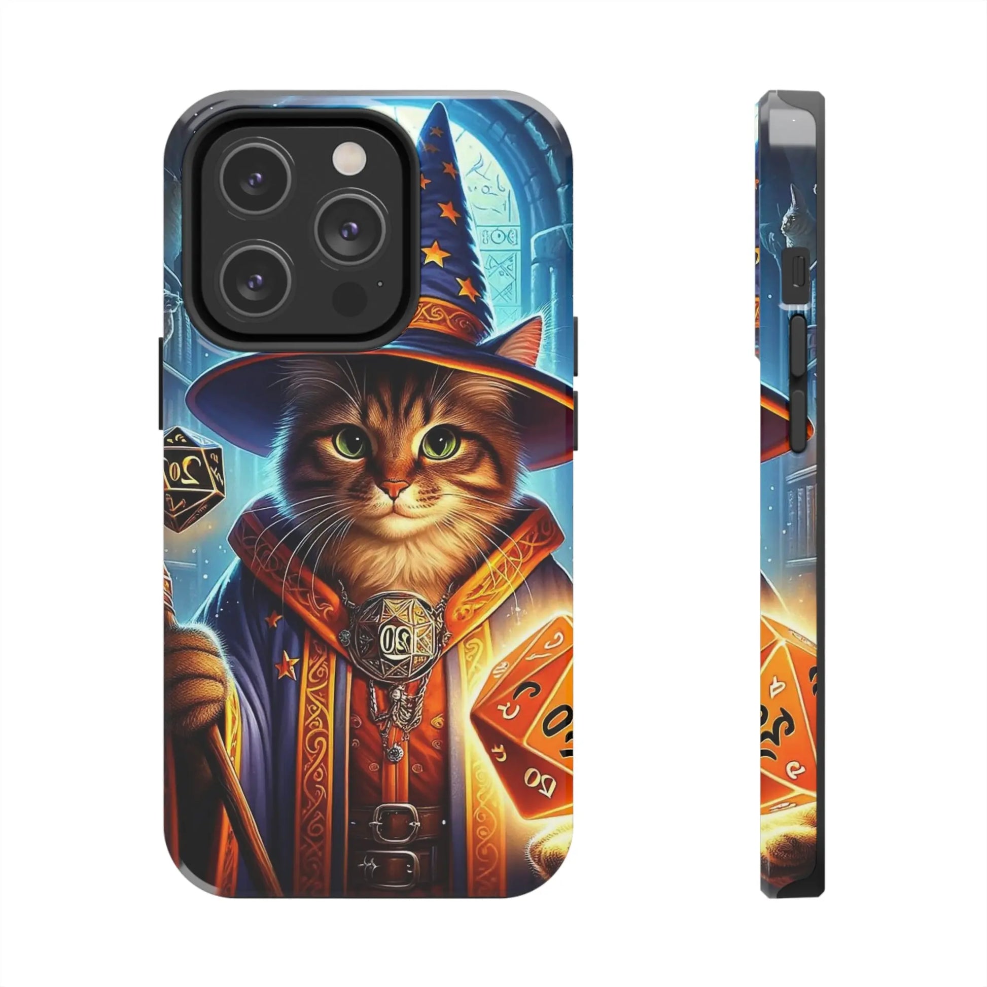 Dungeons and Dragons Cat Wizard - Iphone Cover - Tough Phone Cases - Montecore PawPrints