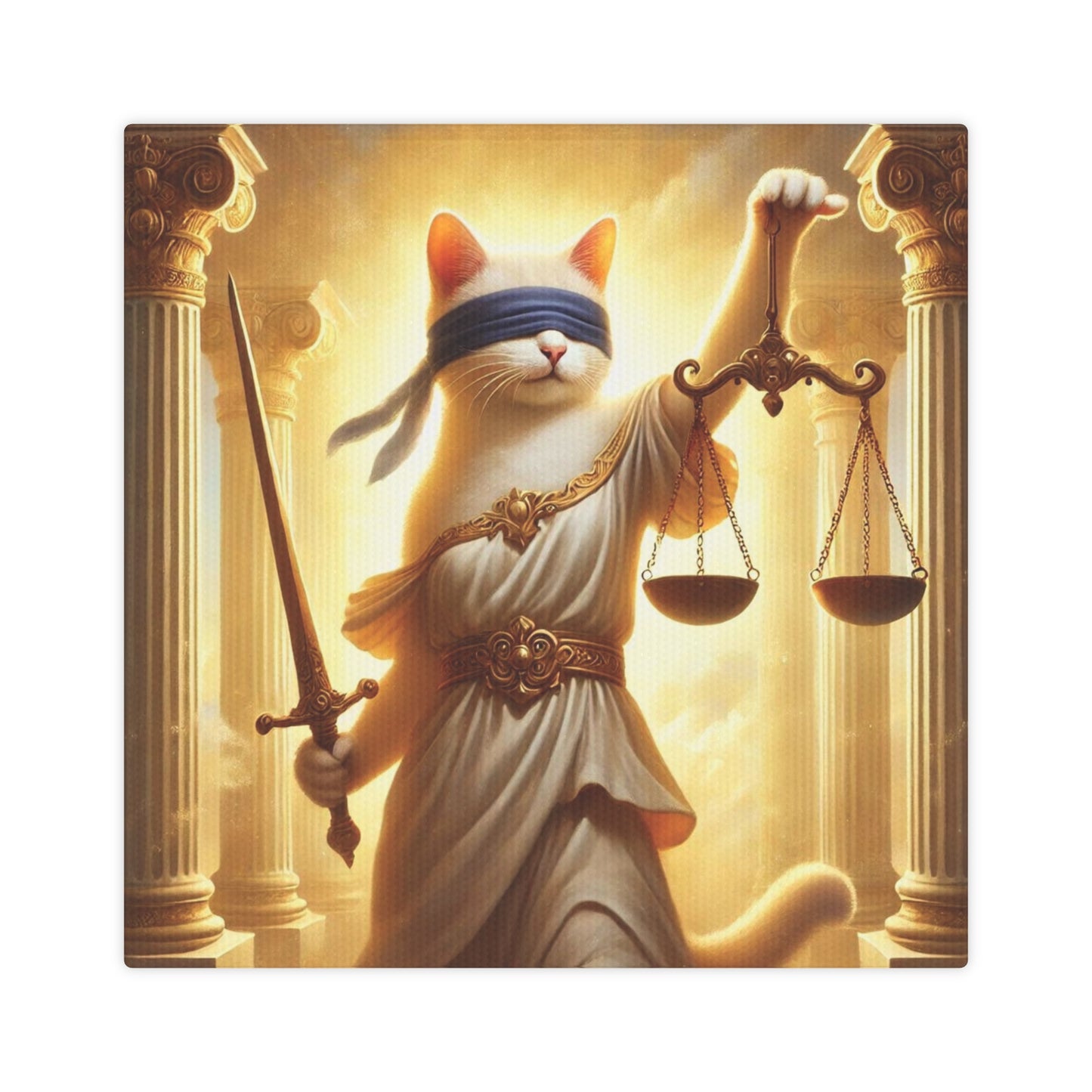 Libra  - Cat Lover - Wall Art Decor 8x8   