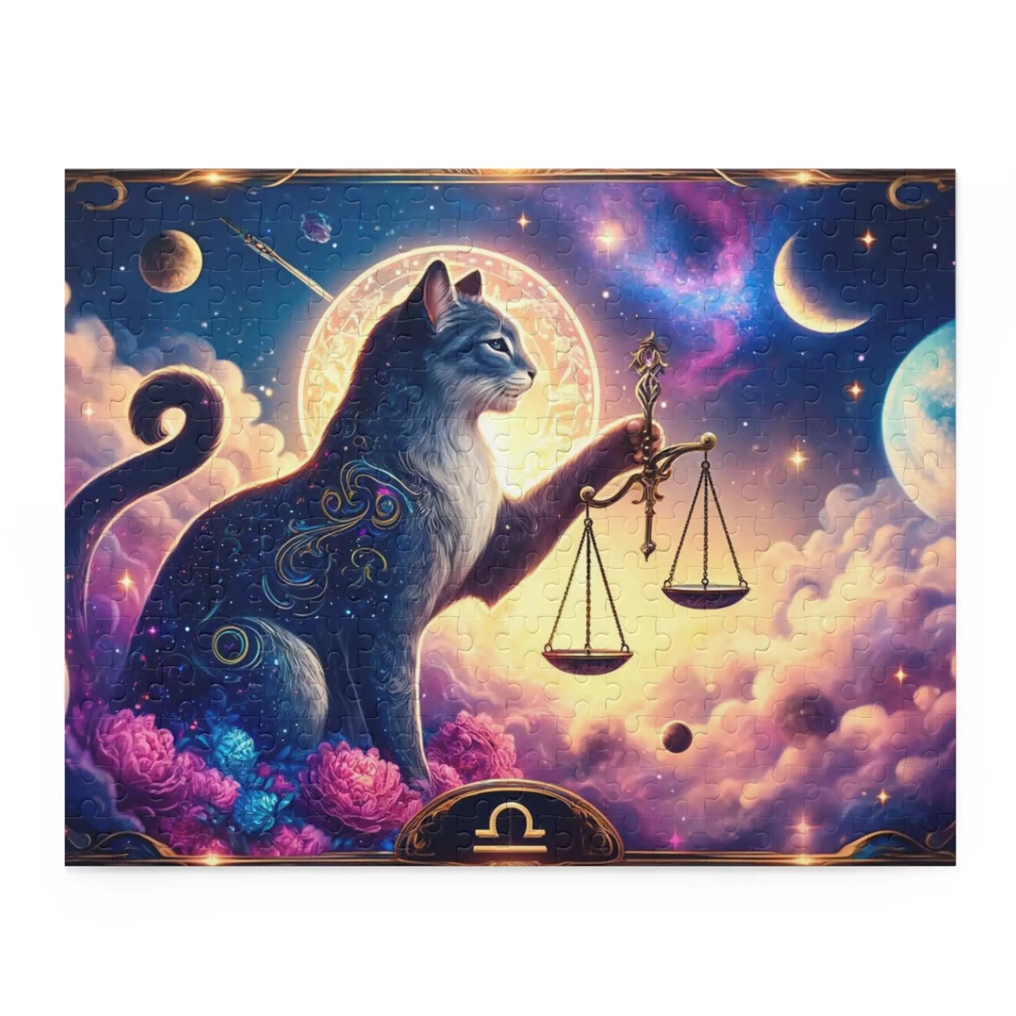 Libra Puzzle - Cat Lover Gift 120, 252, or 500 -piece options   