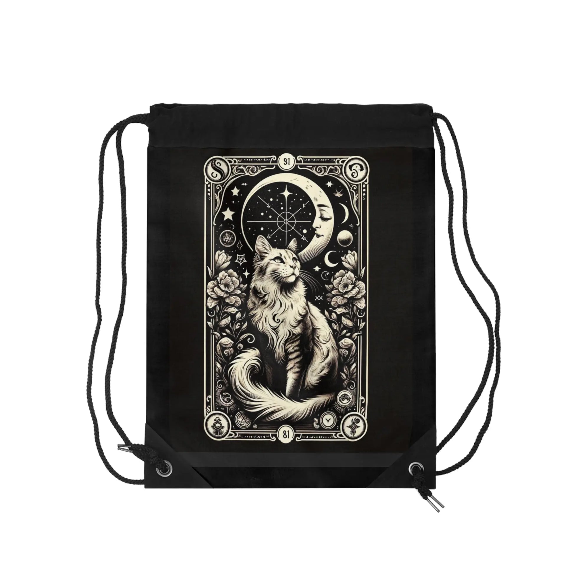 Moon Tarot - Cat Lover - Drawstring Bag   