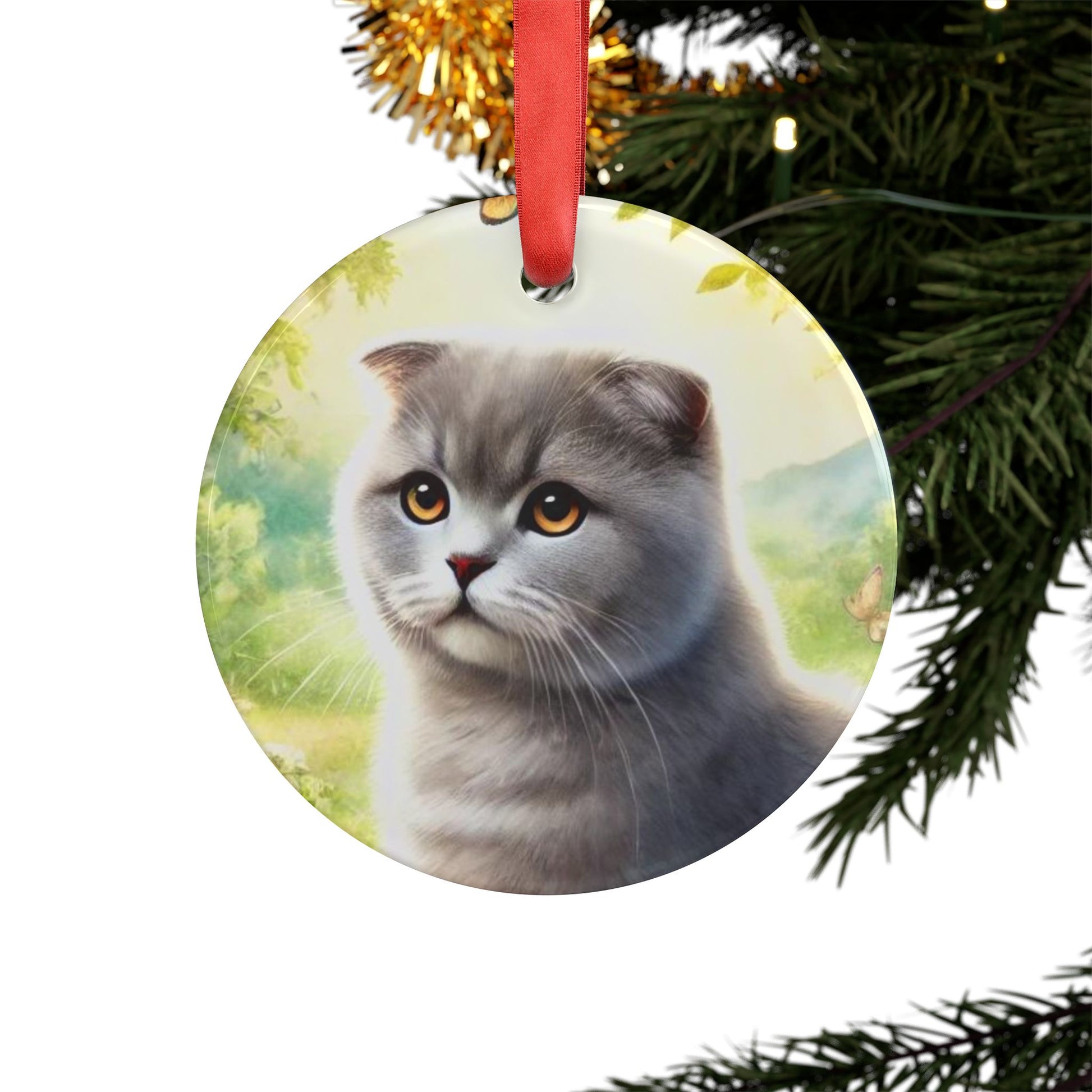 British Fold - Cat Lover - Ornament   