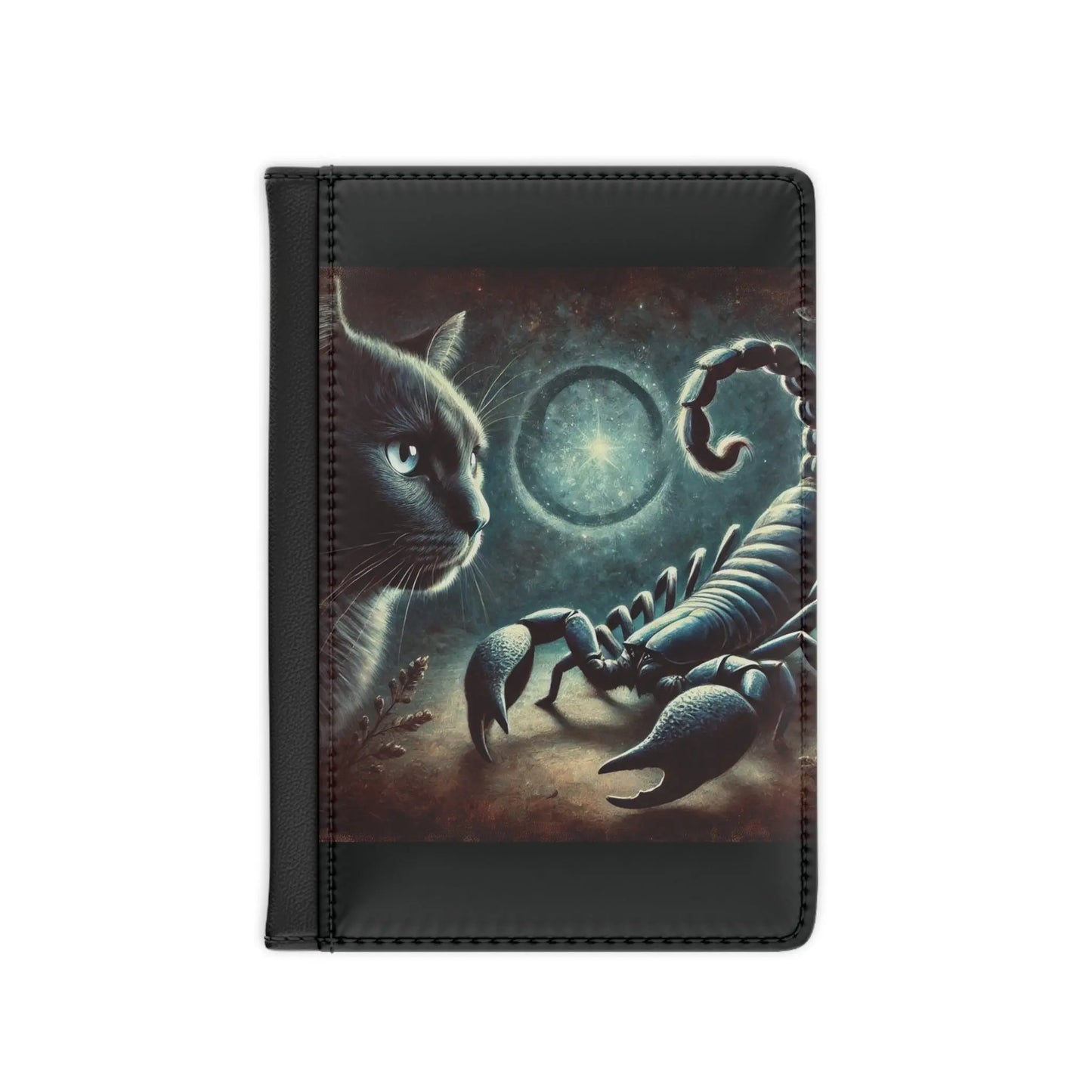 Scorpio - Cat Lover - Passport Cover  - Travel Wallet   