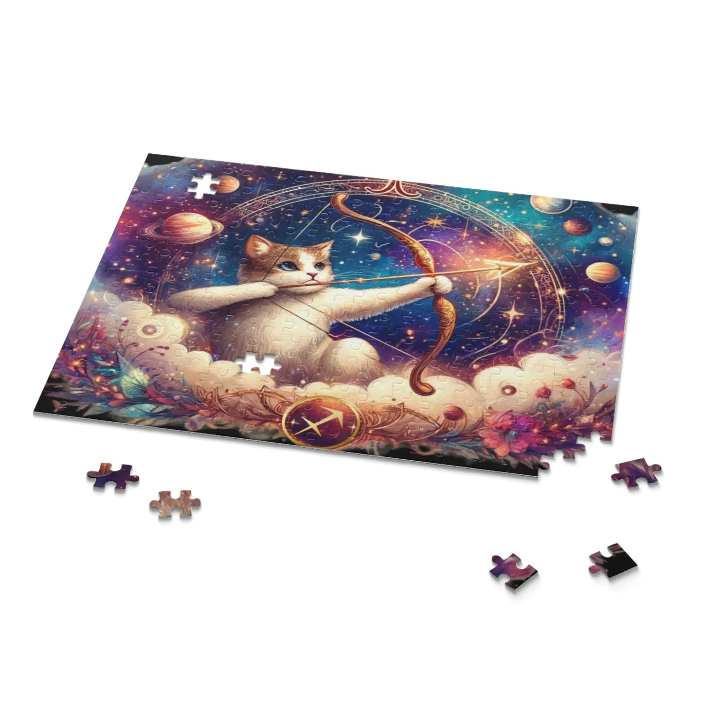 Sagittarious Puzzle - Cat Lover Gift 120, 252, or 500 -piece options   