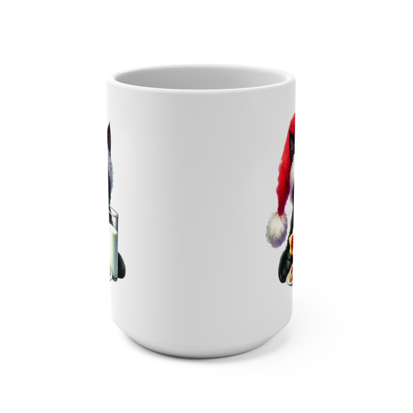 Santa Cookies - Cat Lover - Christmas Mug 15oz   