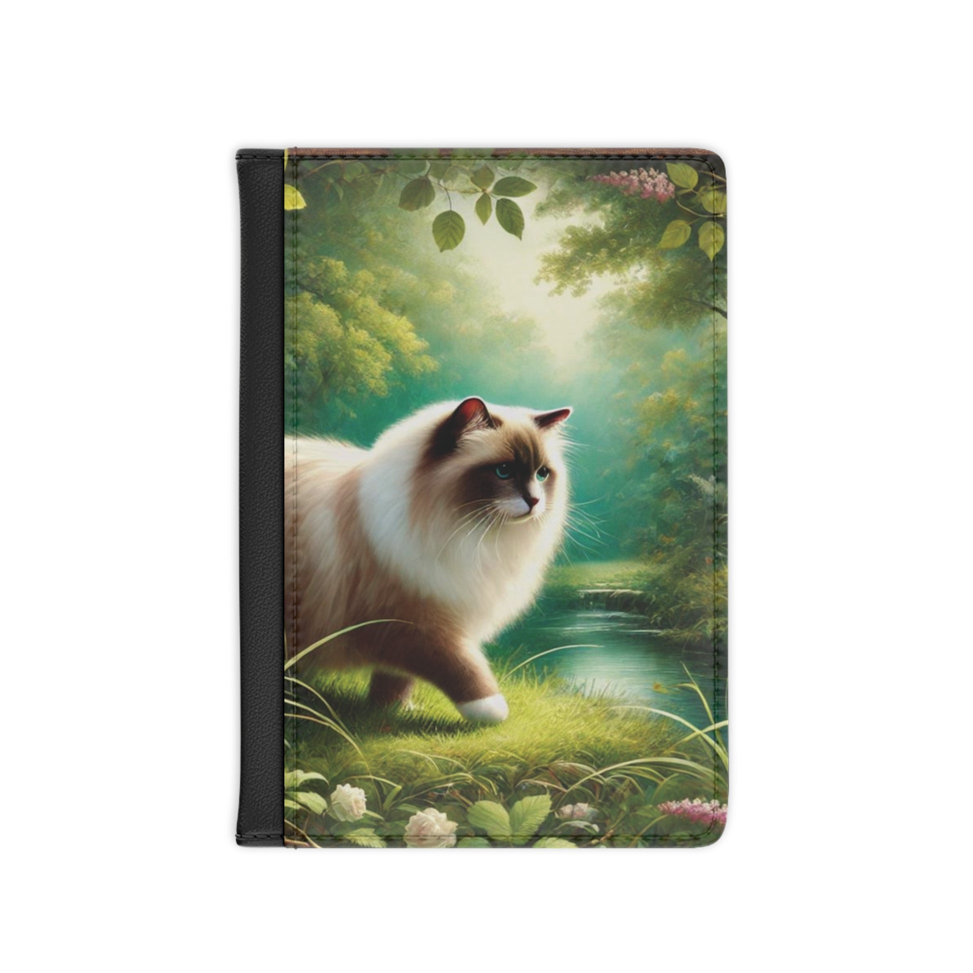 Nature Walk - Cat Lover Ragdoll - Passport Cover   