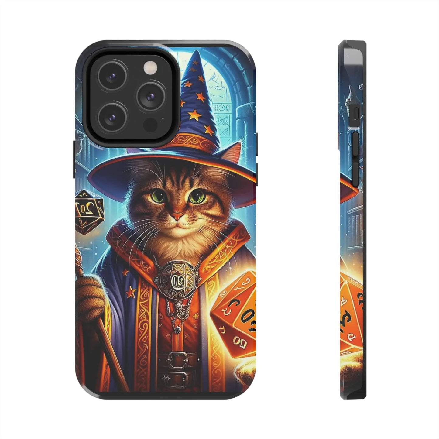 Dungeons and Dragons Cat Wizard - Iphone Cover - Tough Phone Cases - Montecore PawPrints