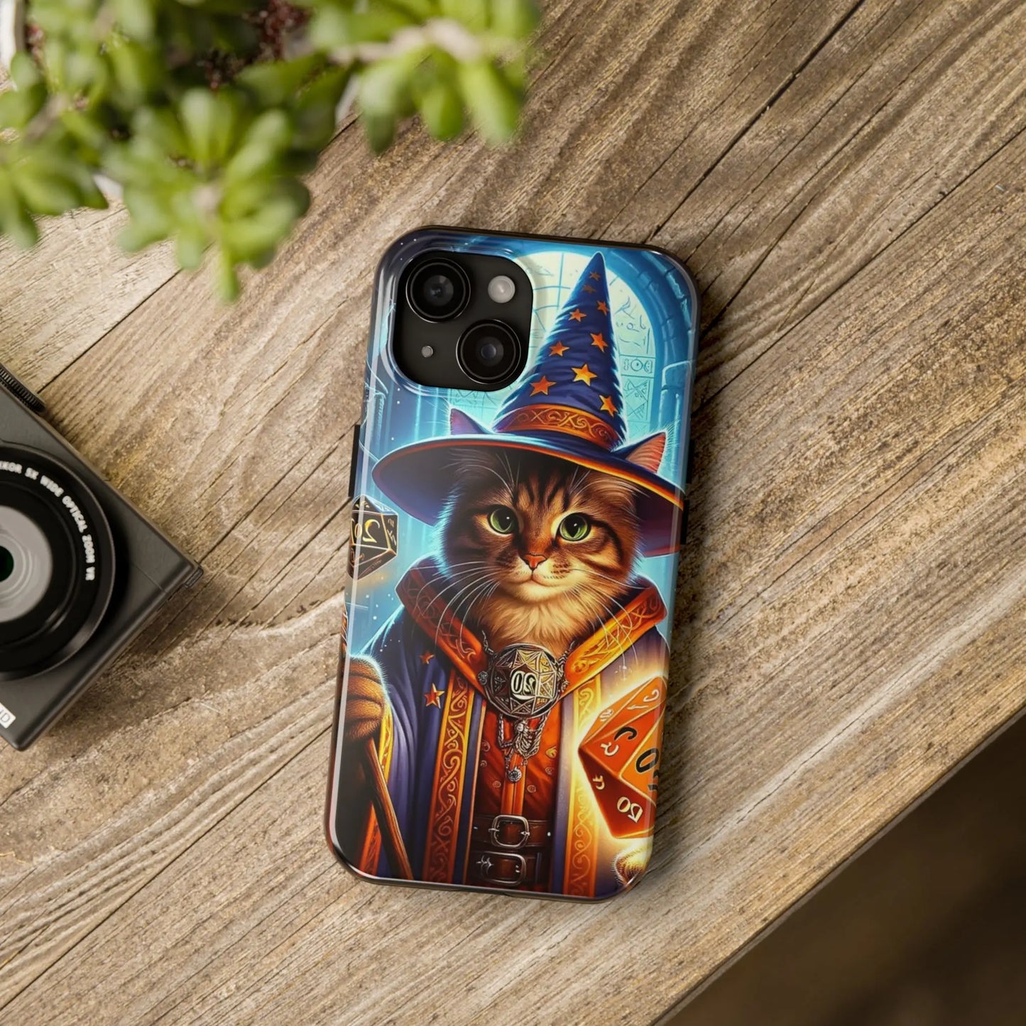 Dungeons and Dragons Cat Wizard - Iphone Cover - Tough Phone Cases - Montecore PawPrints