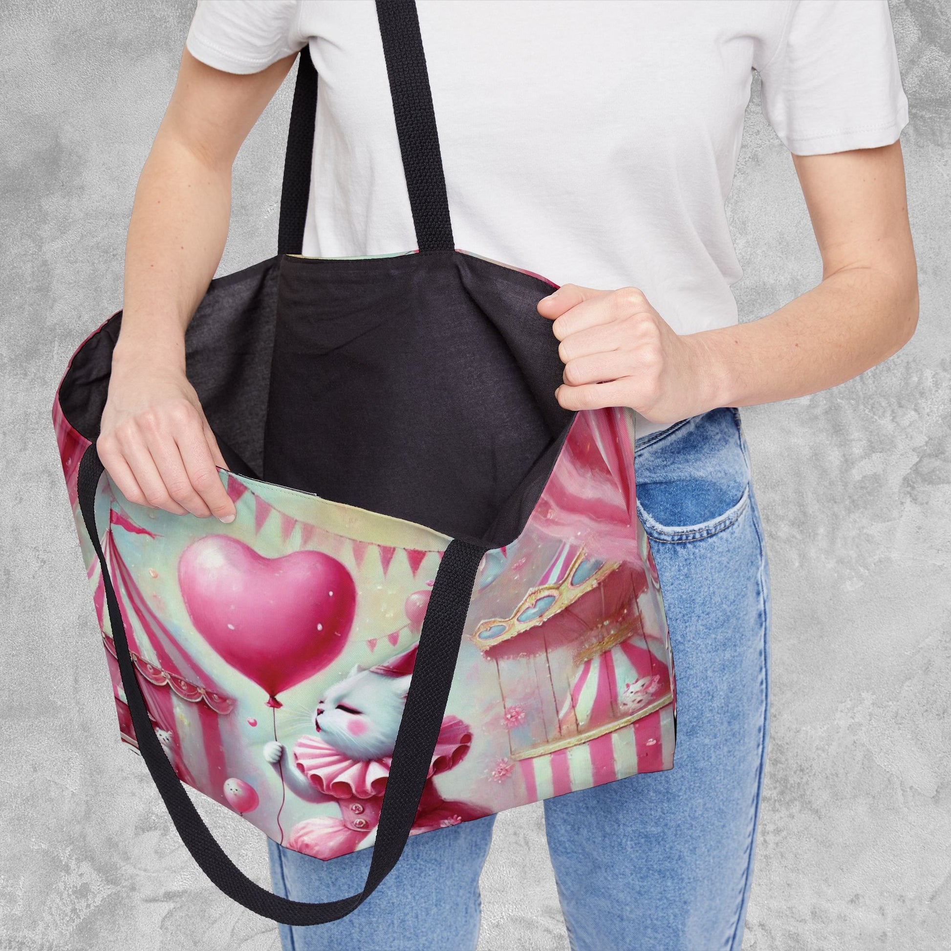 Love Cat Clown  - Weekender Tote Bag   