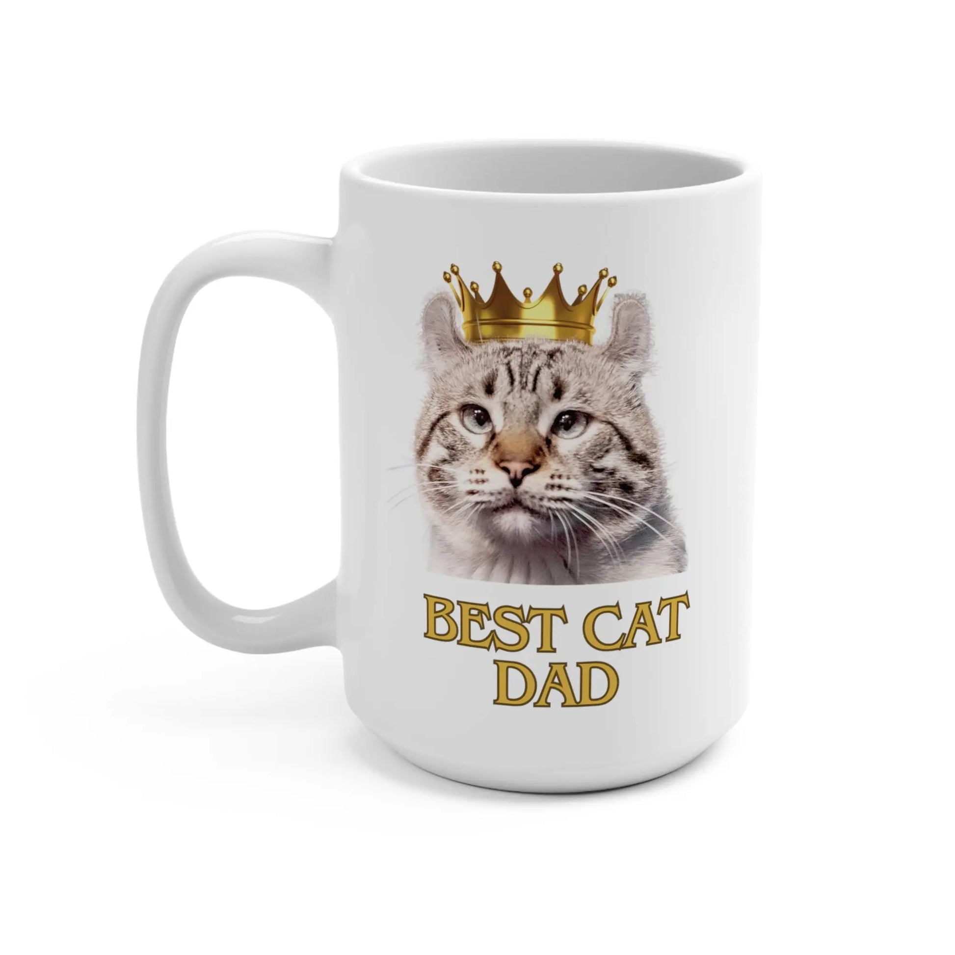 Best Cat Dad - Ceramic Mug 15oz - Montecore PawPrints