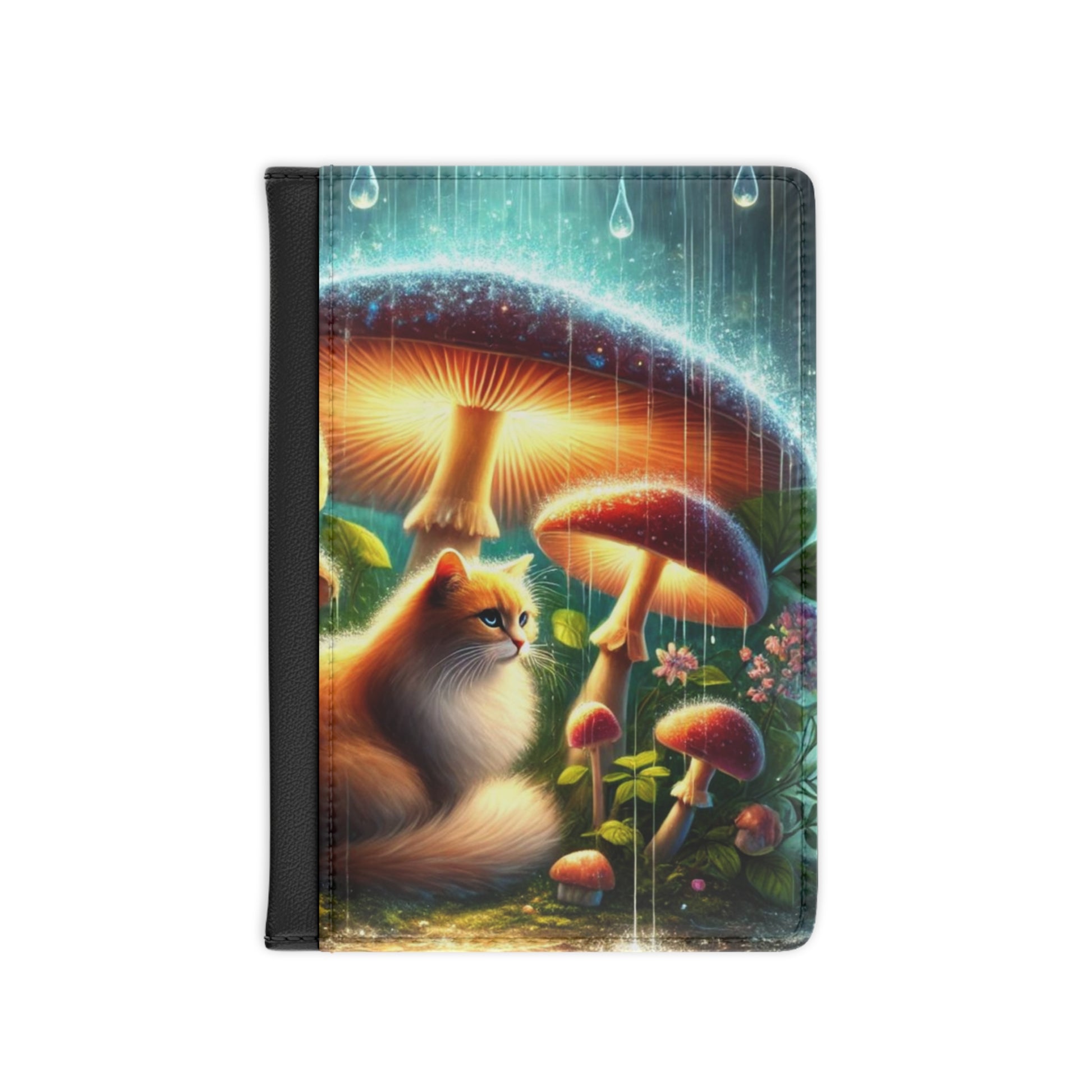 Mushroom Magic - Cat Lover - Passport Cover   