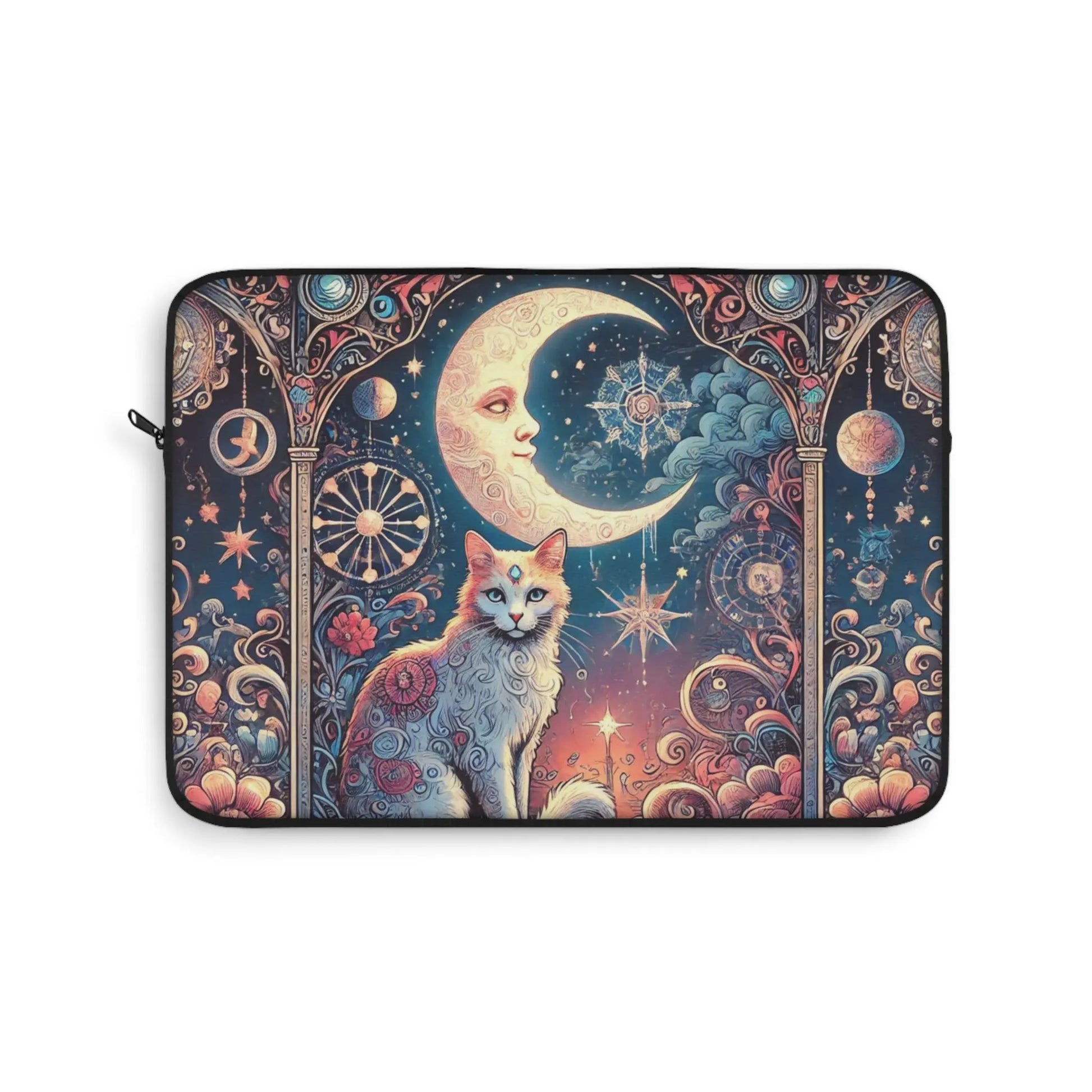 Orange Cat Tarot Magic- Laptop Sleeve   