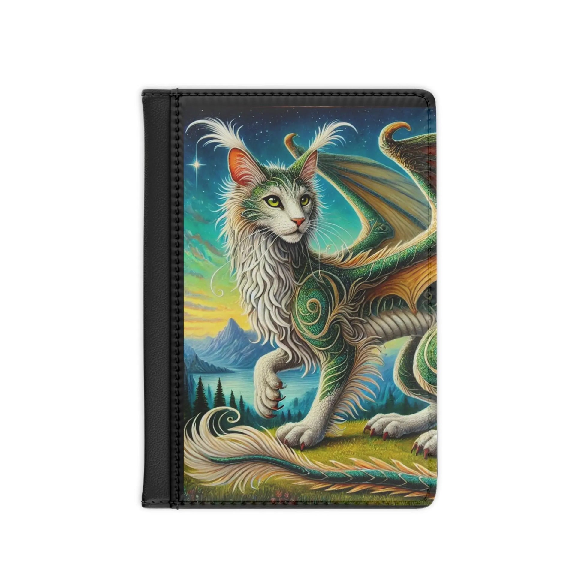 Cat Dragon - Fantasy Cat Lover - Passport Cover   