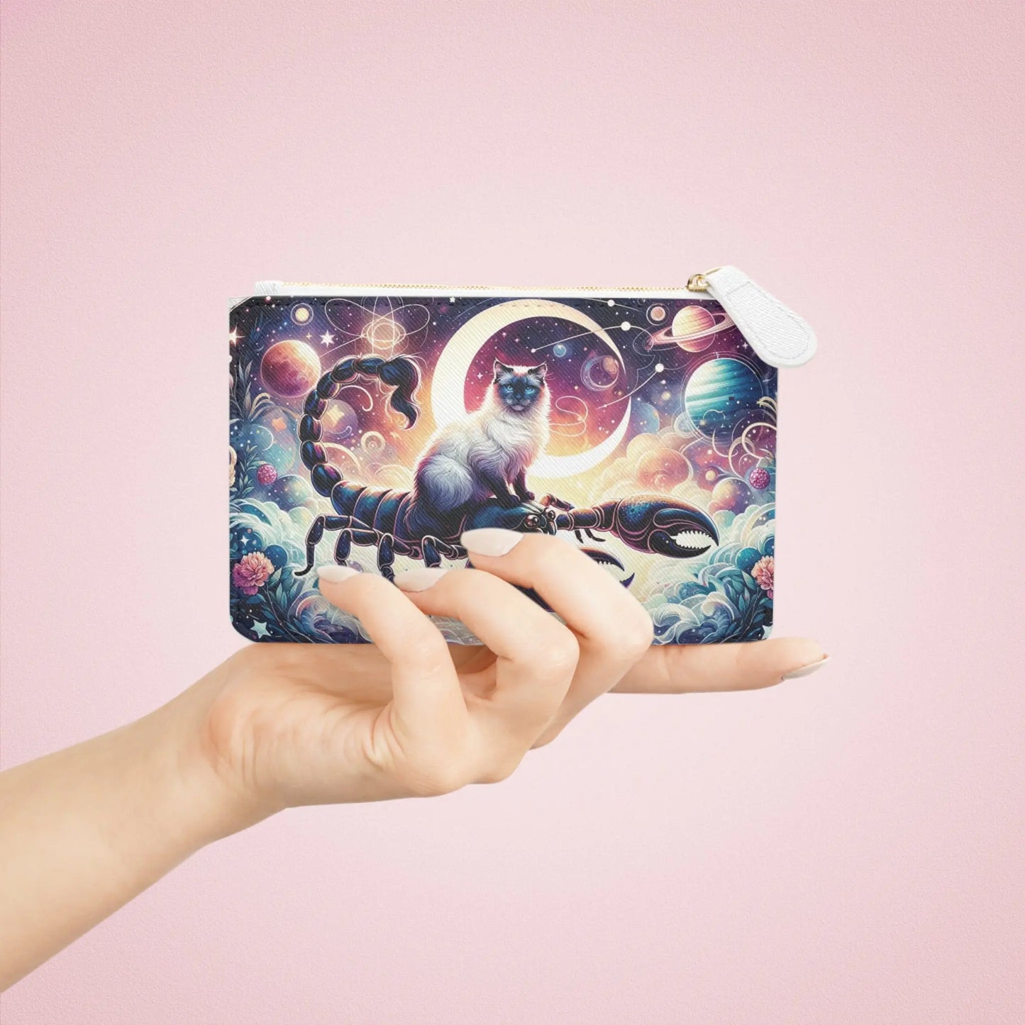 Scorpio Cat Lover -  Mini Clutch Bag   