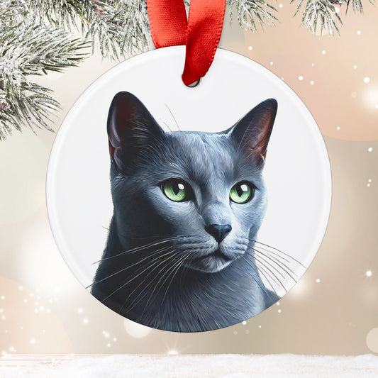 Russian Blue - Ornament   