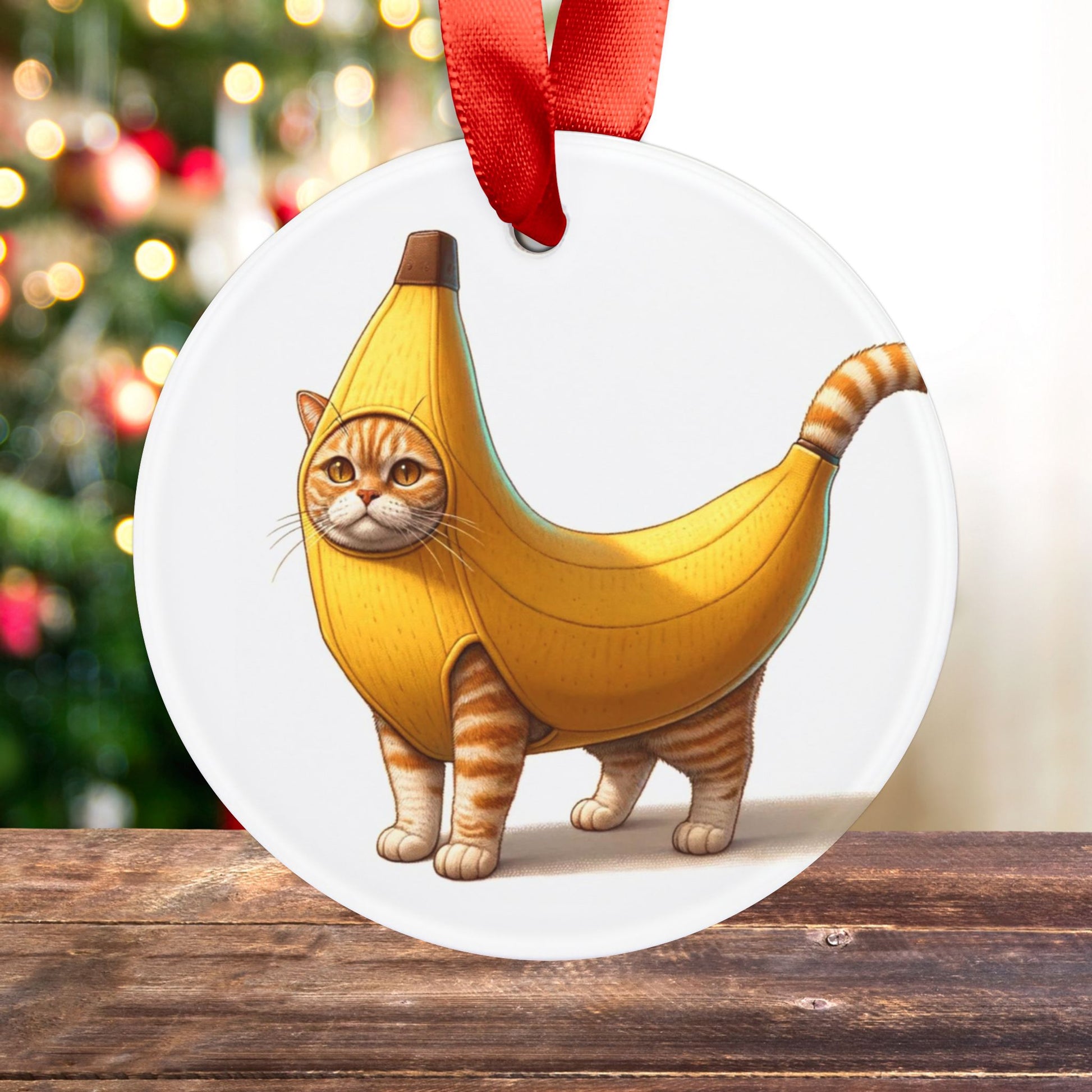 Banana Cat - Ornament   