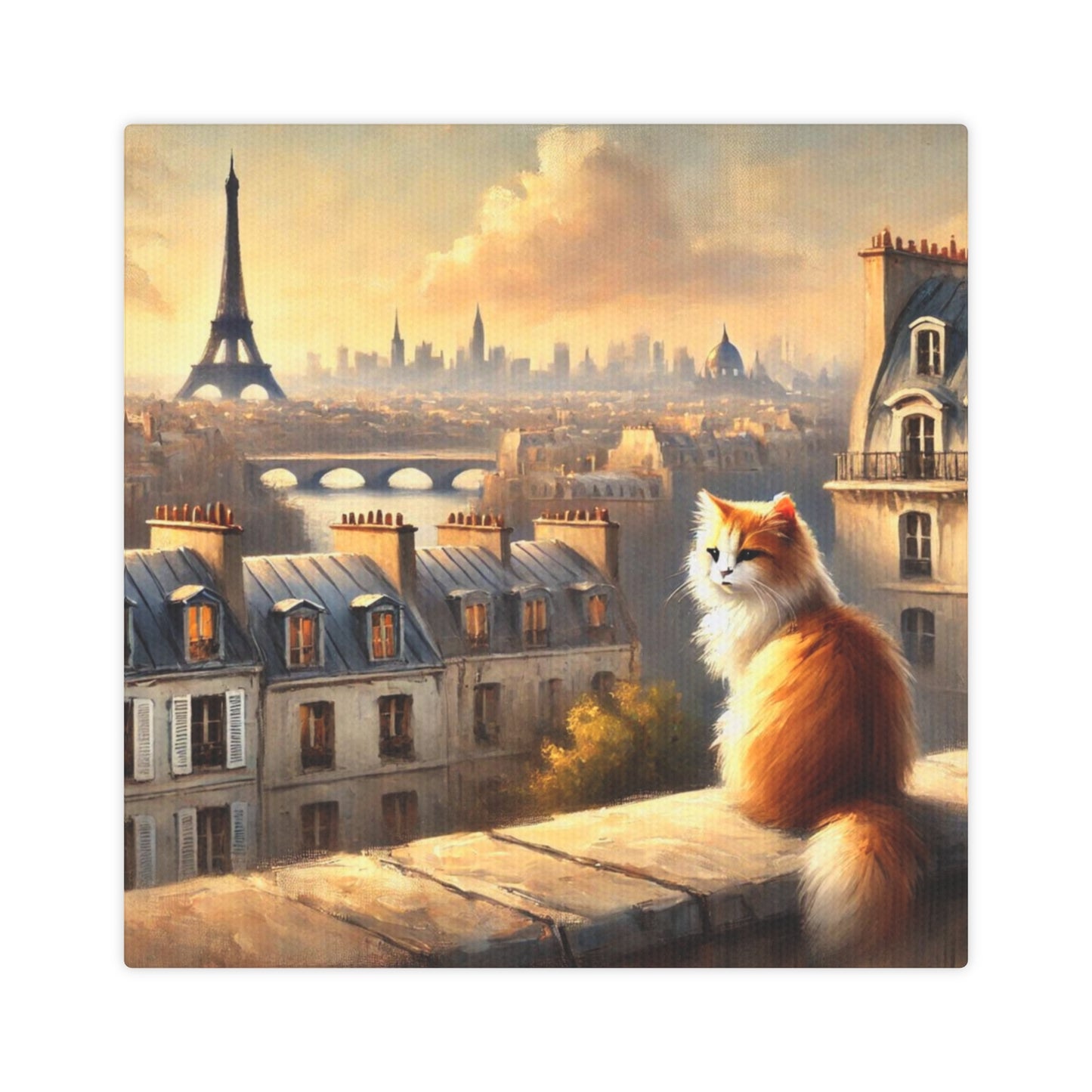 Paris Views - Cat Lover - Wall Art Decor   