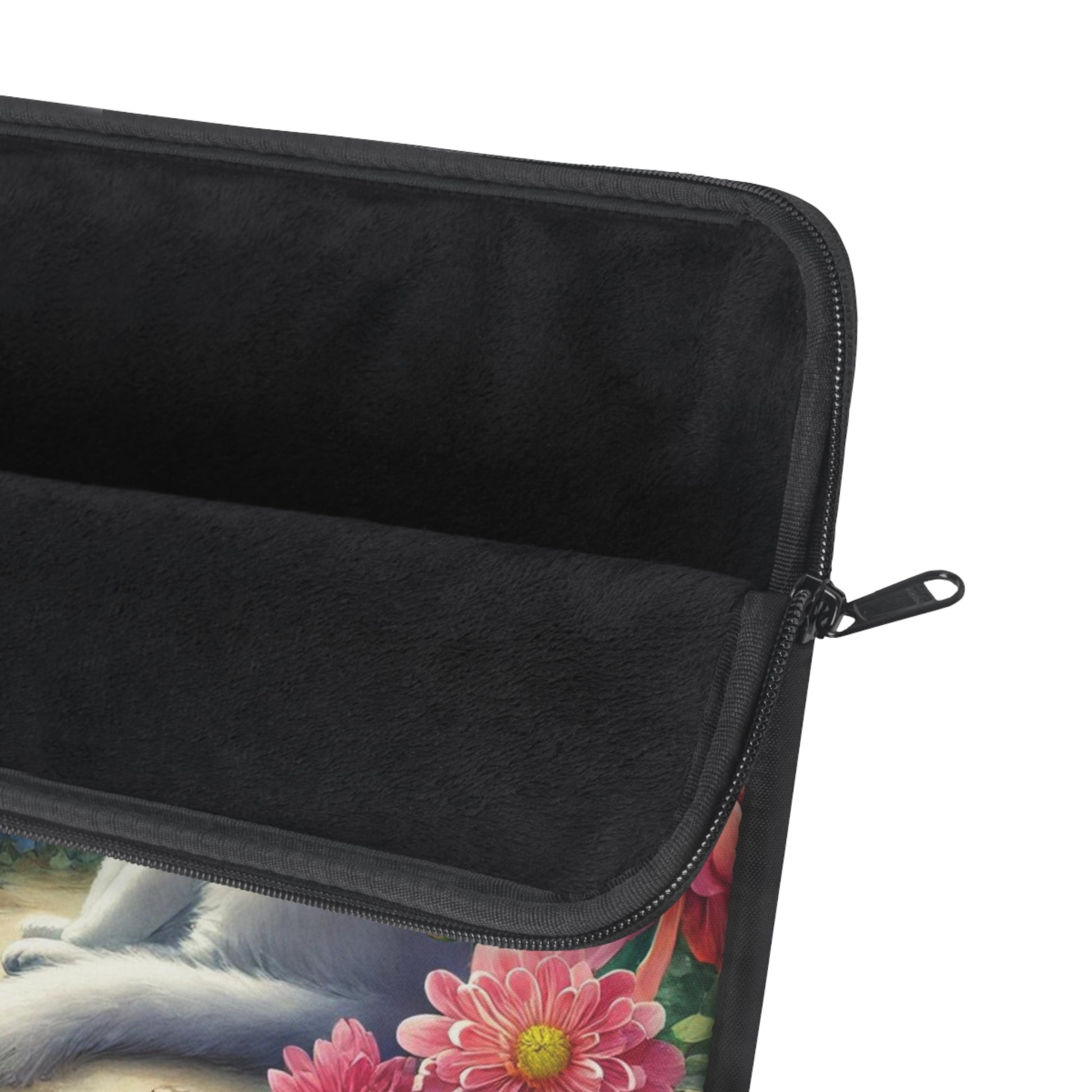 November Birth Flower - Cat Lover - Laptop Sleeve   