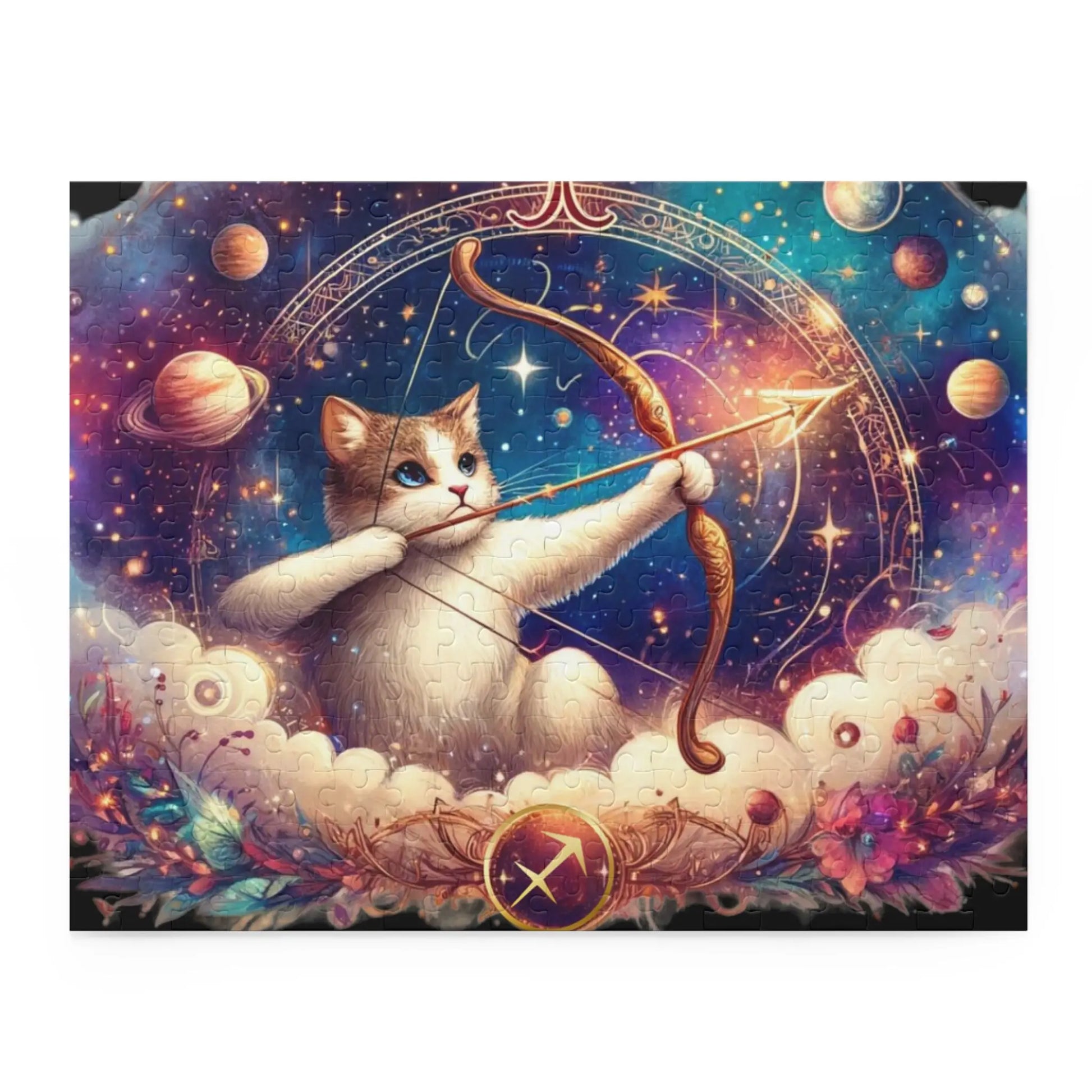 Sagittarious Puzzle - Cat Lover Gift 120, 252, or 500 -piece options   