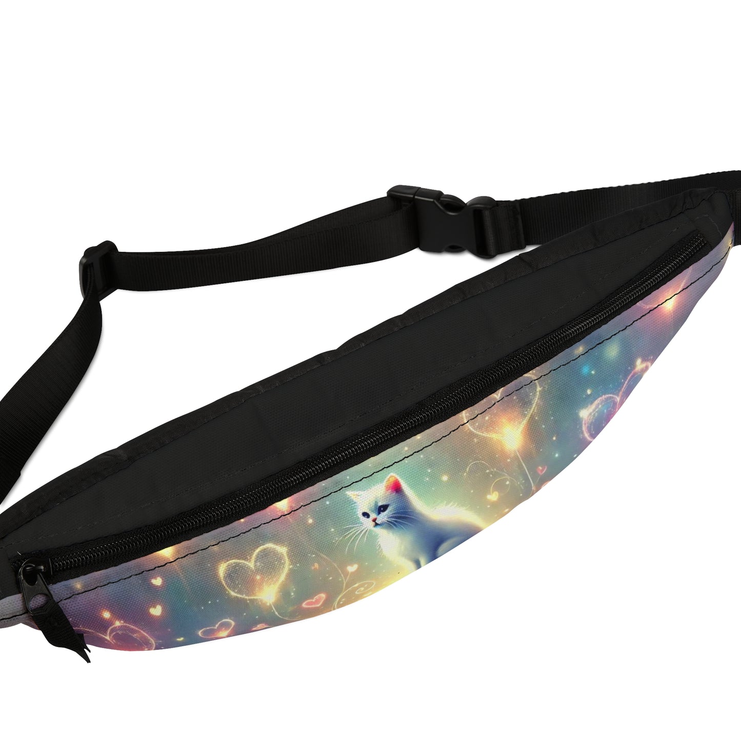 Rainbow Hearts - Cat Lover - Fanny Pack   