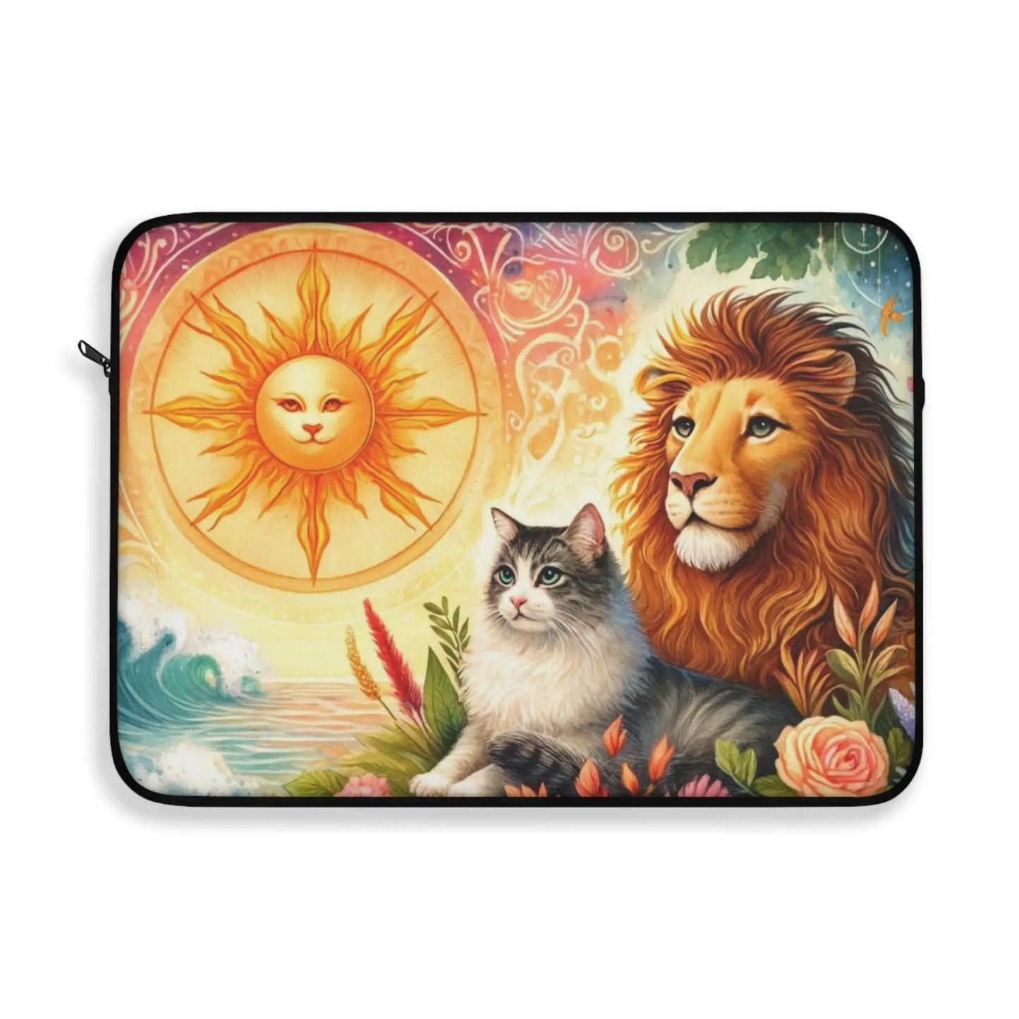 Leo Zodiac - Cat Lover - Laptop Sleeve   