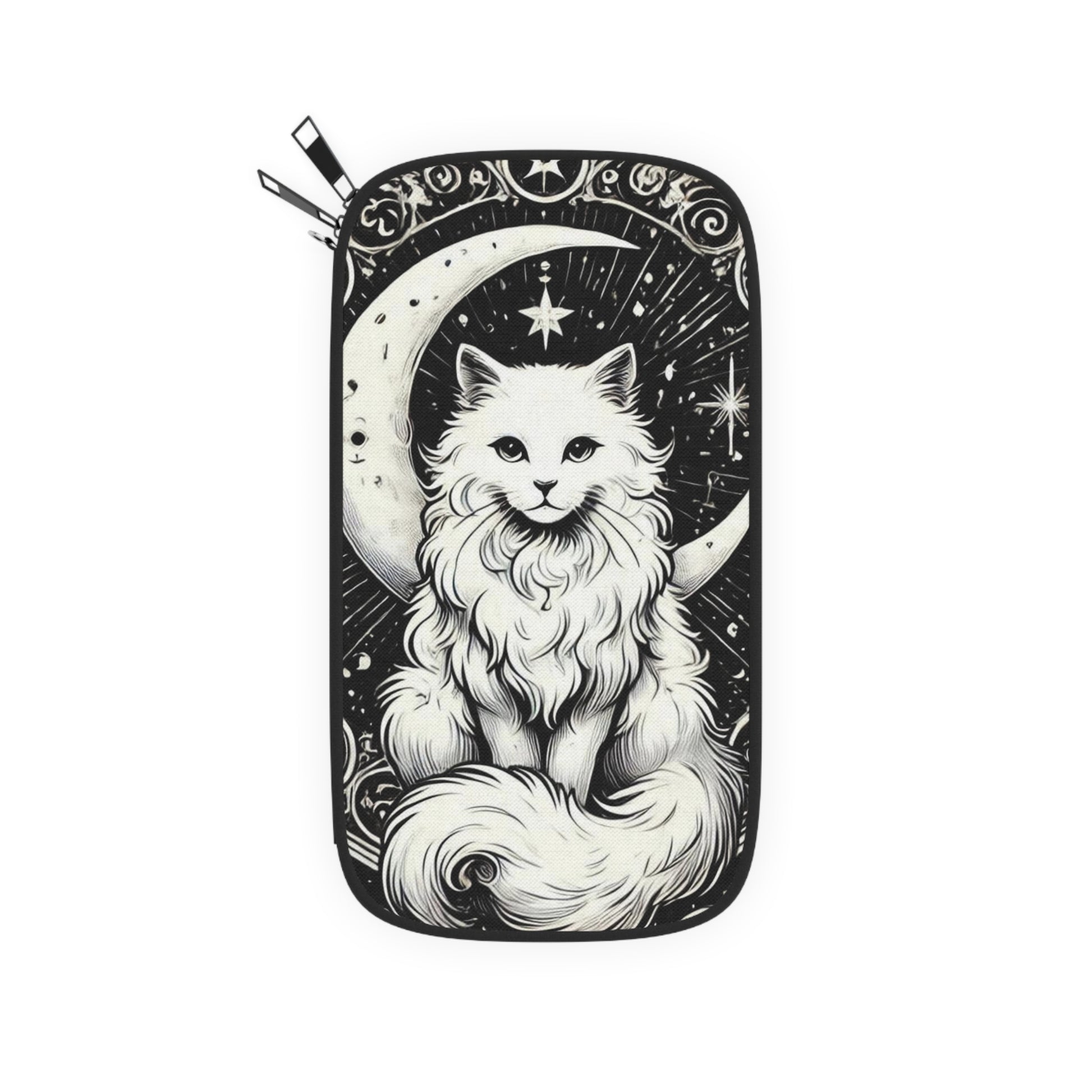 Moon Tarot - Cat Lover Passport Wallet - Travel Gift   