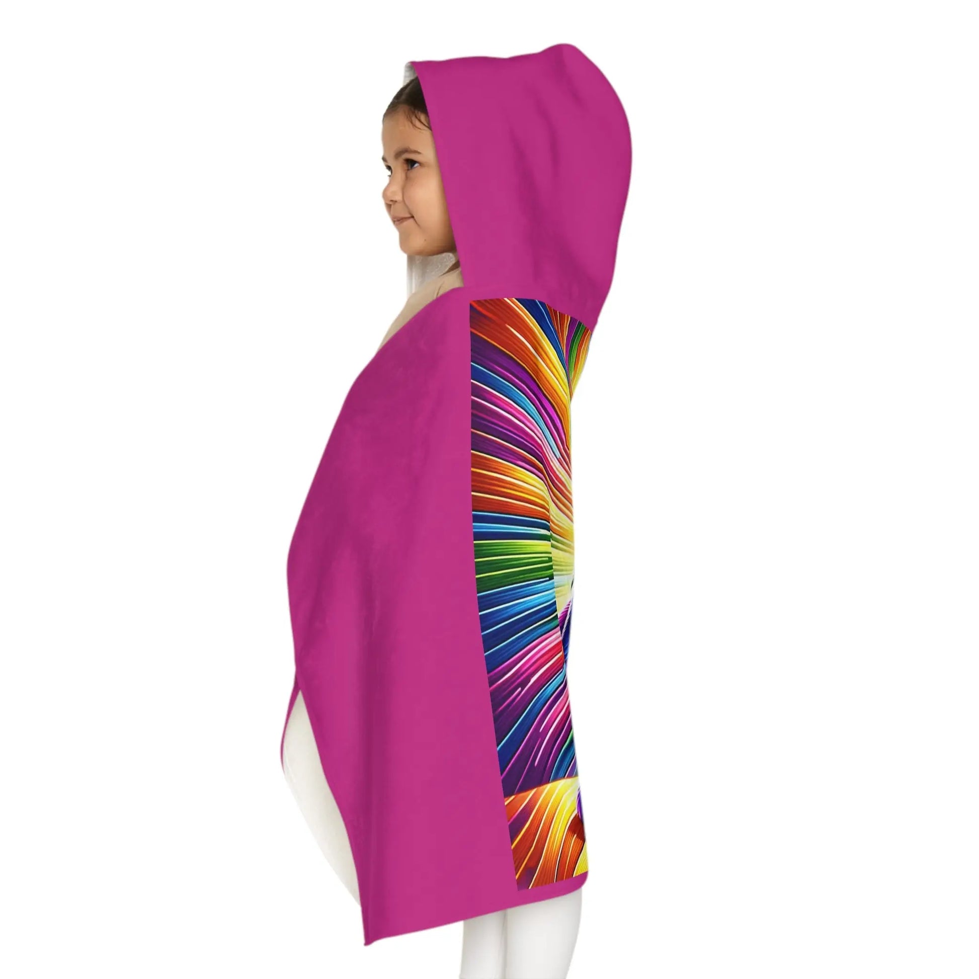 Rainbow Cat - Youth Hooded Towel   