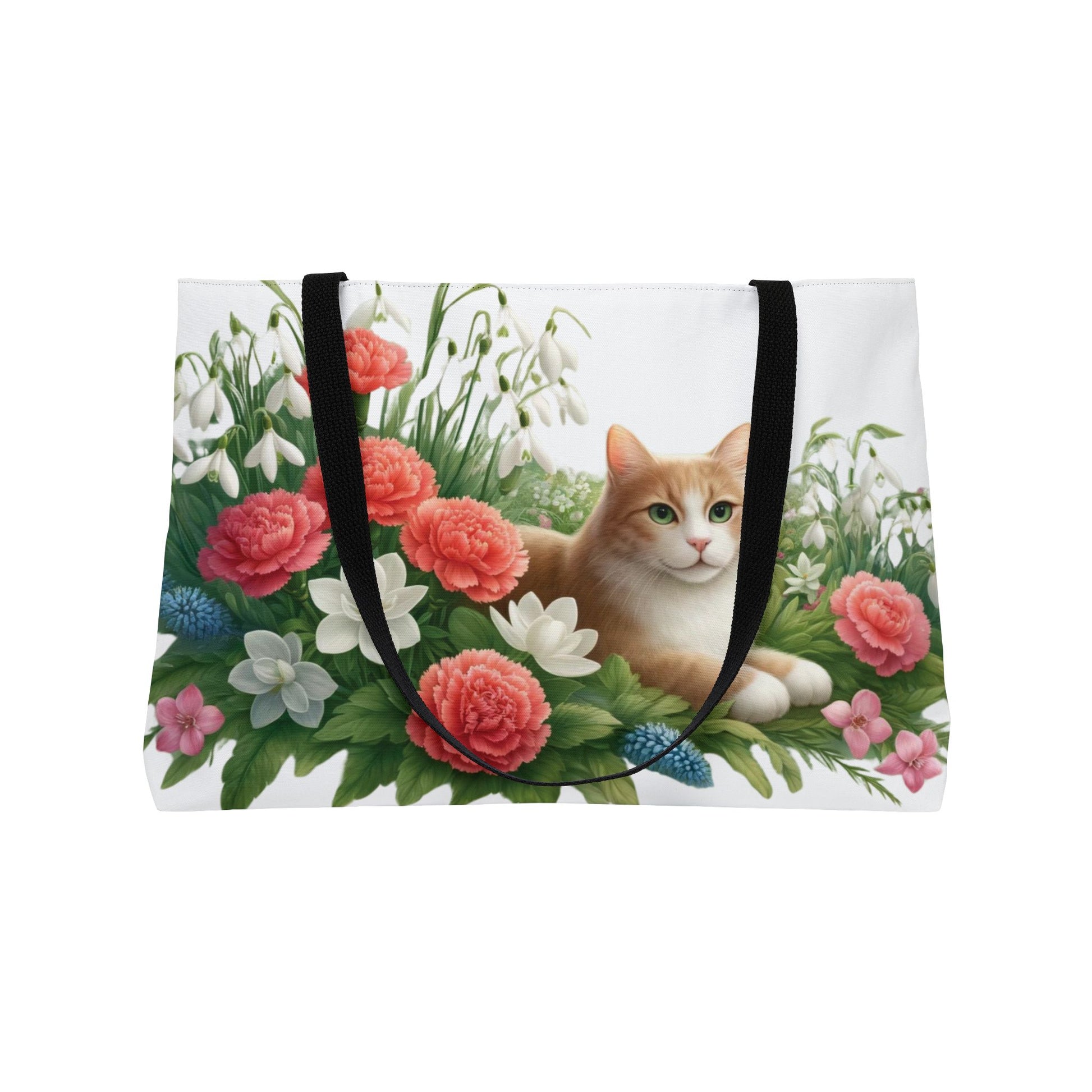 January Birth Flower - Cat Lover - Weekender Tote Bag   