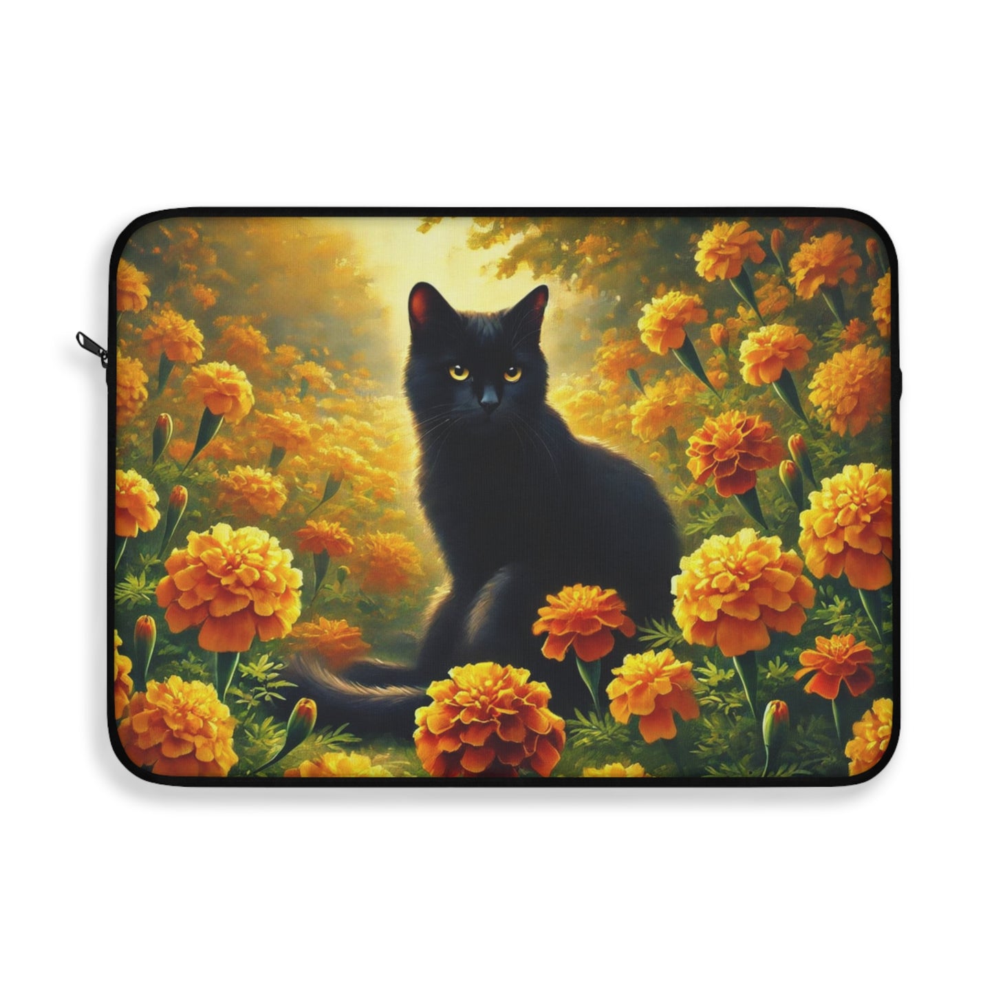 October Birth Flower - Cat Lover - Laptop Sleeve   