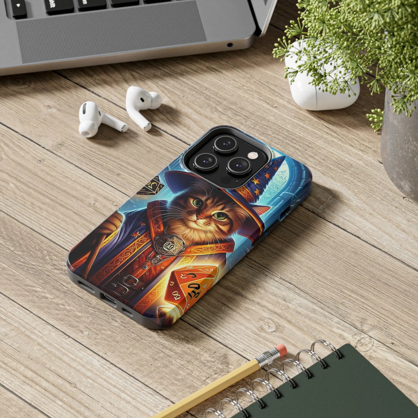 Dungeons and Dragons Cat Wizard - Iphone Cover - Tough Phone Cases - Montecore PawPrints