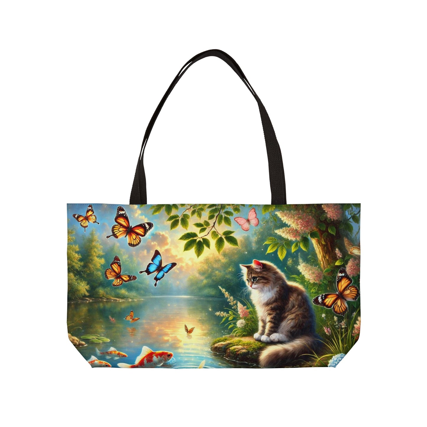 Magic Pond - Cat Lover  - Weekender Tote Bag   