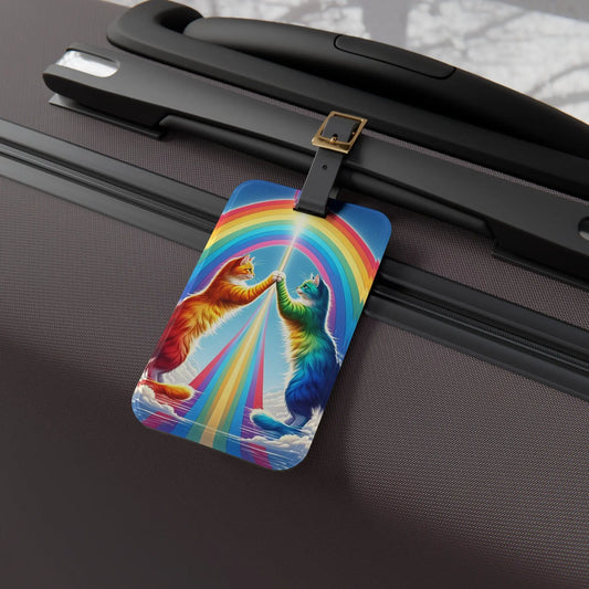 Rainbow Connection - Cat Lover - Luggage Tag - Montecore PawPrints