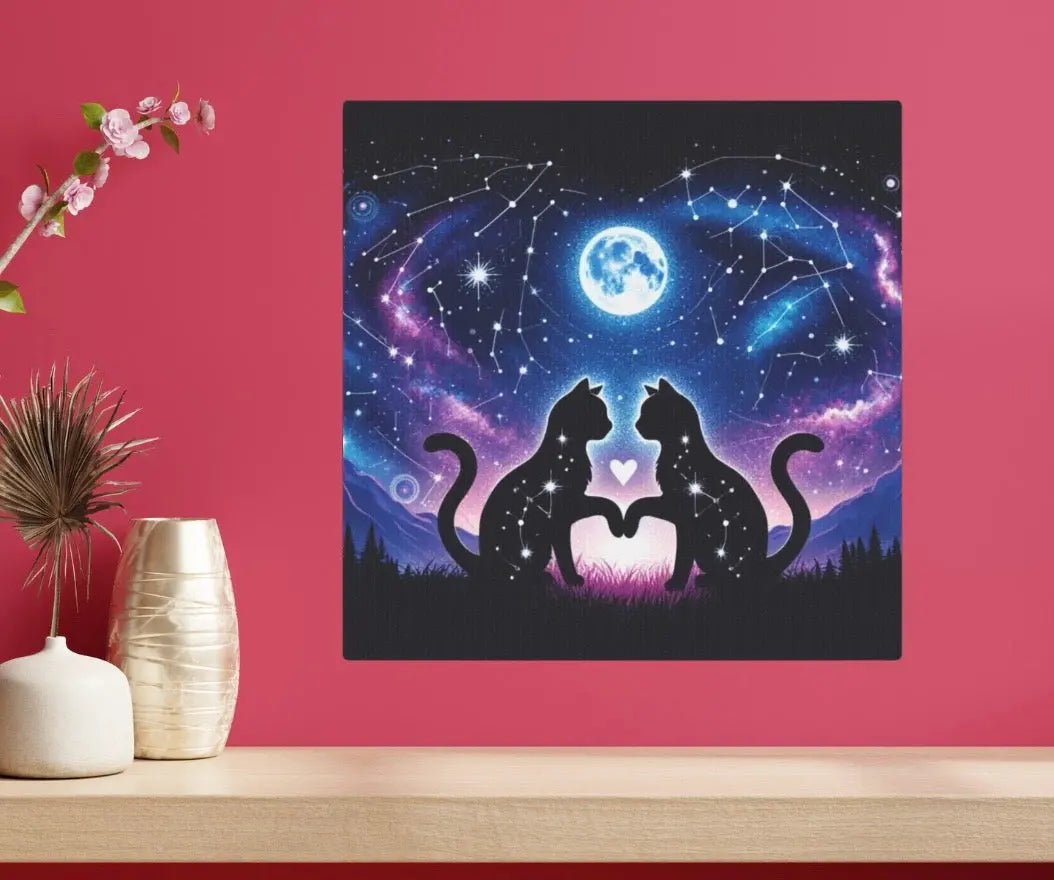 Cosmic Cat Lovers - Wall Art Decor - Montecore PawPrints