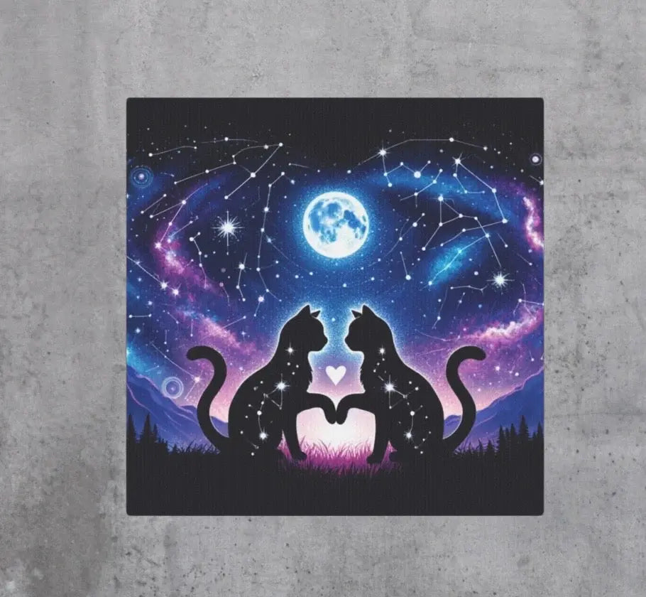 Cosmic Cat Lovers - Wall Art Decor - Montecore PawPrints