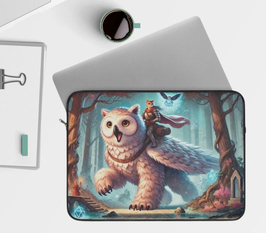 Owl Bear - Cat Lover - Dungeons and Dragons - Laptop Sleeve   