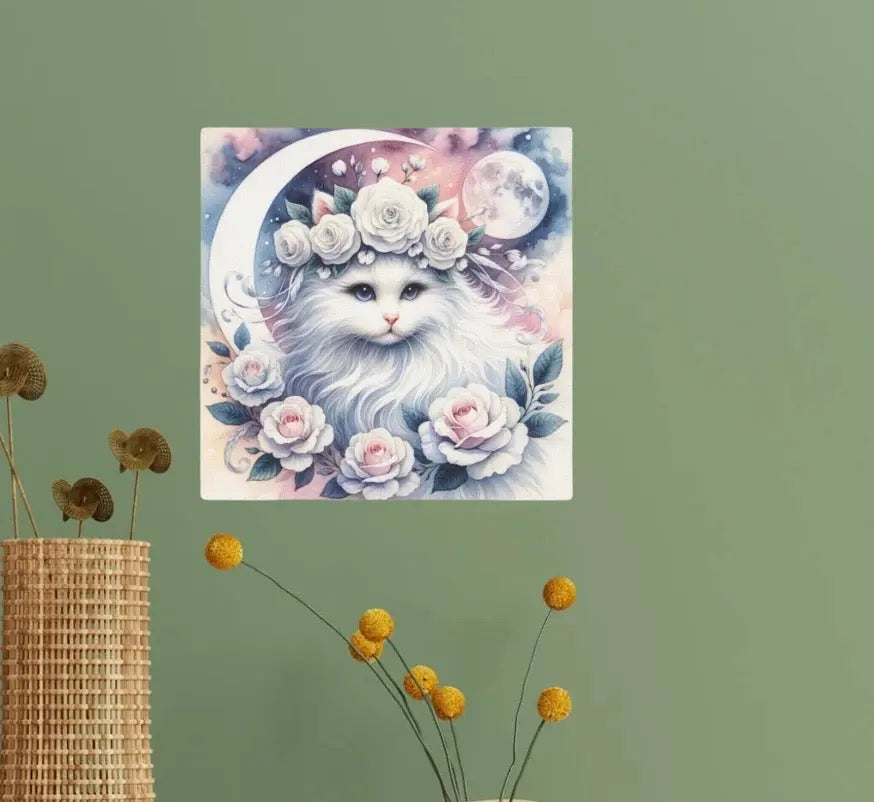 Virgo Zodiac - Cat Lover - Wall Art Decor   