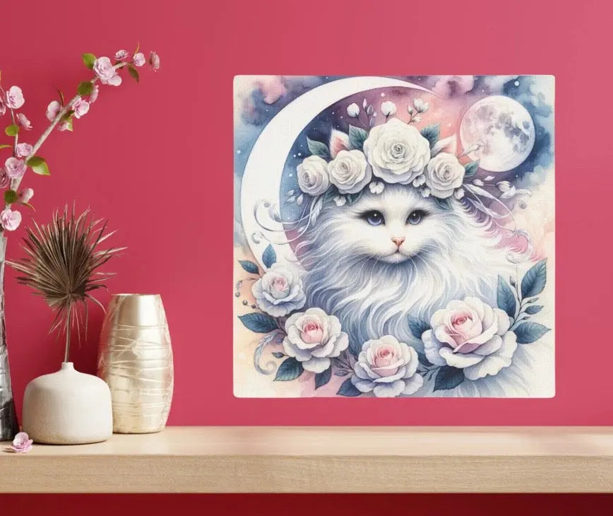 Virgo Zodiac - Cat Lover - Wall Art Decor   